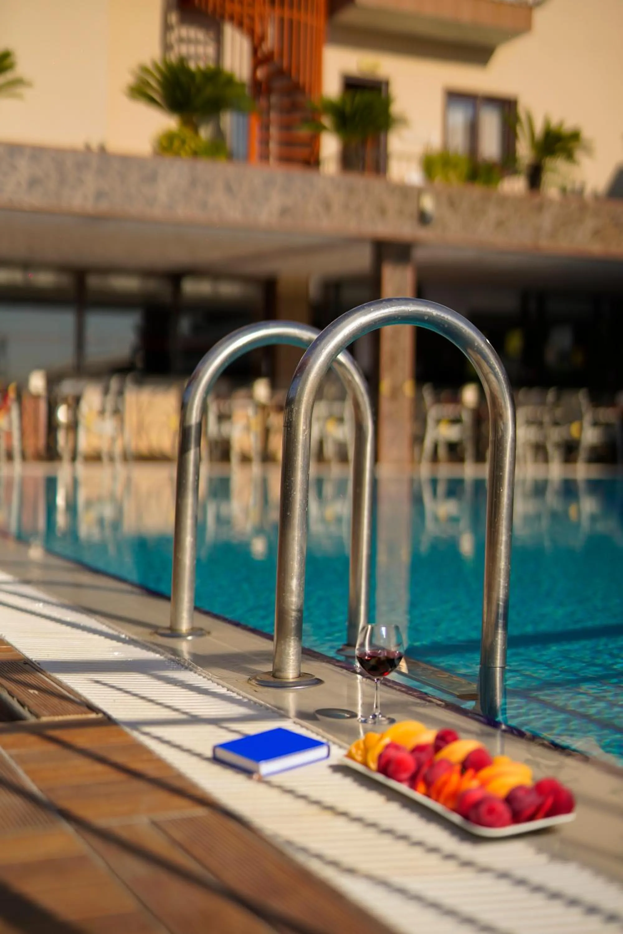 Pool view in Aleria Belport Beach Hotel