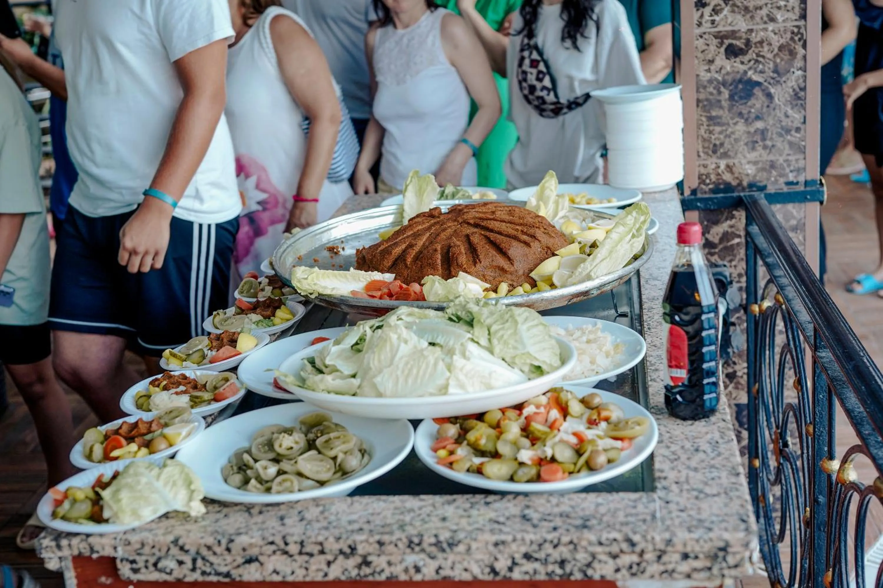 Food in Aleria Belport Beach Hotel