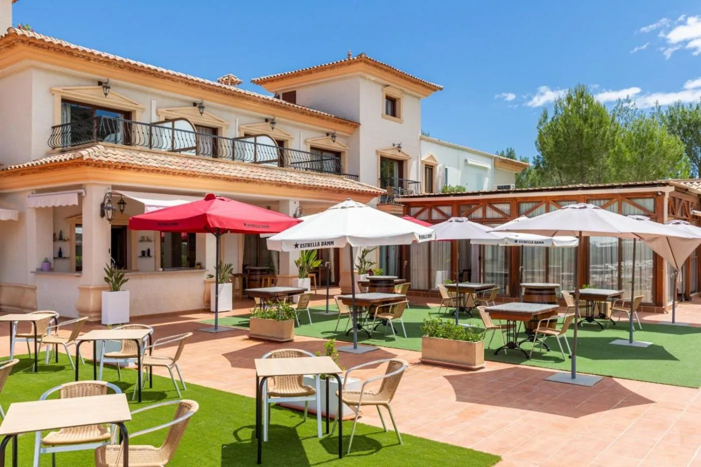 Lounge or bar, Property Building in Hotel Finca Fabiola