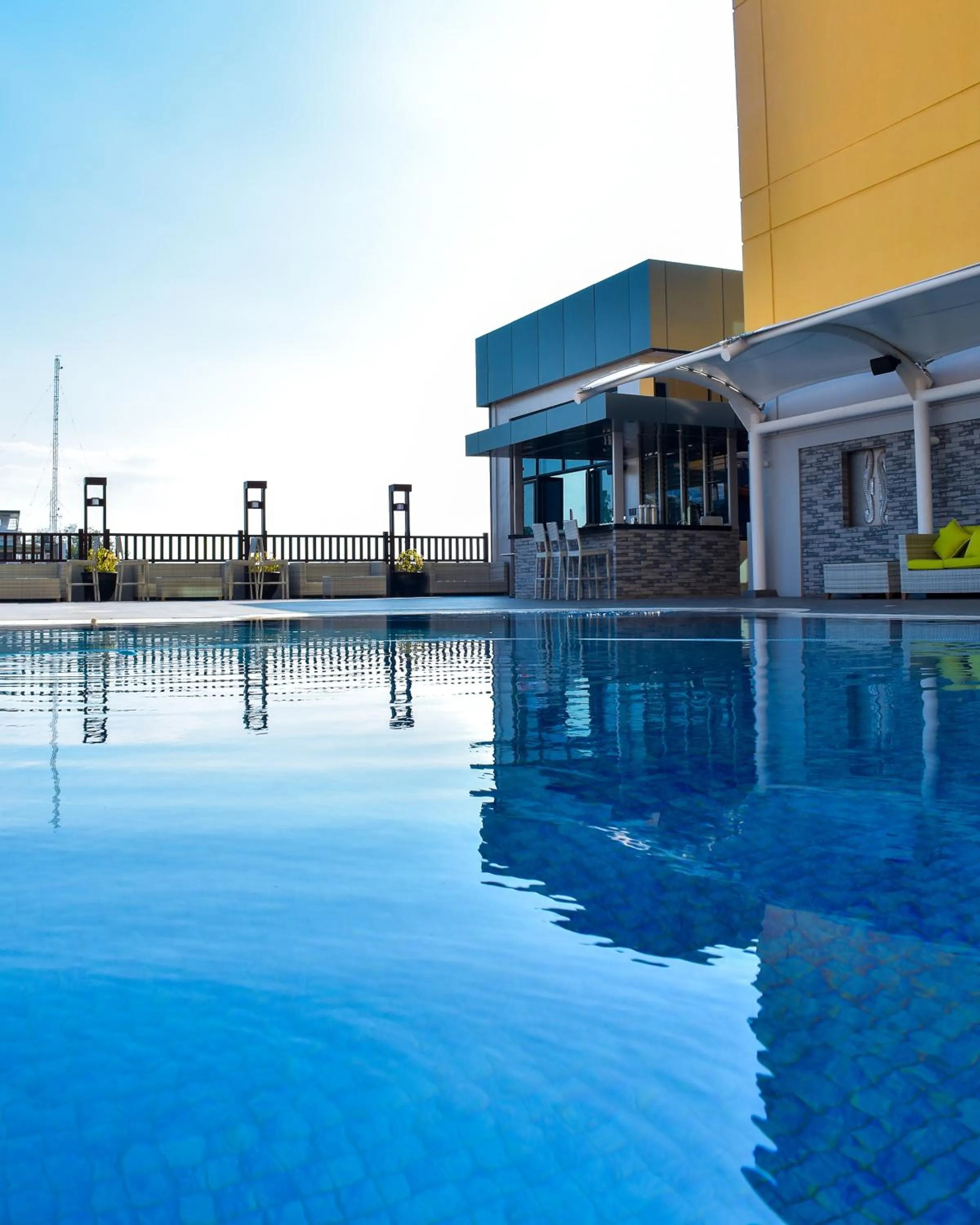 Swimming pool in The Royal Mandaya Hotel