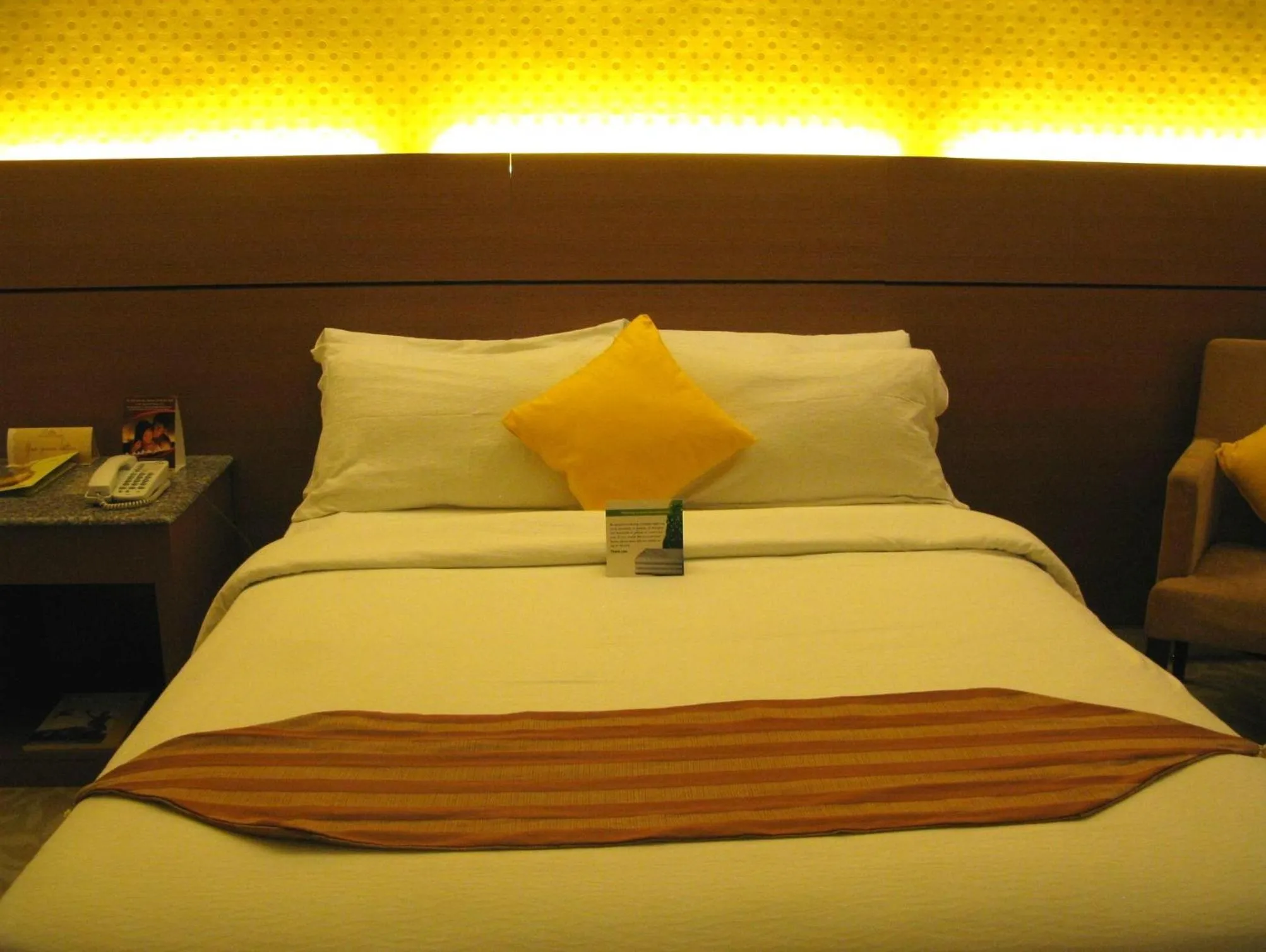 Bed in The Royal Mandaya Hotel