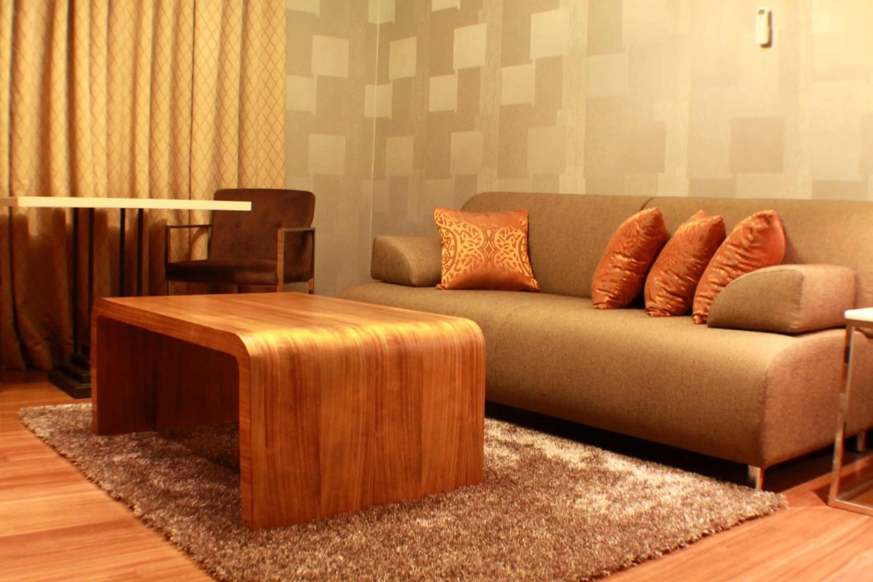 Living room in The Royal Mandaya Hotel