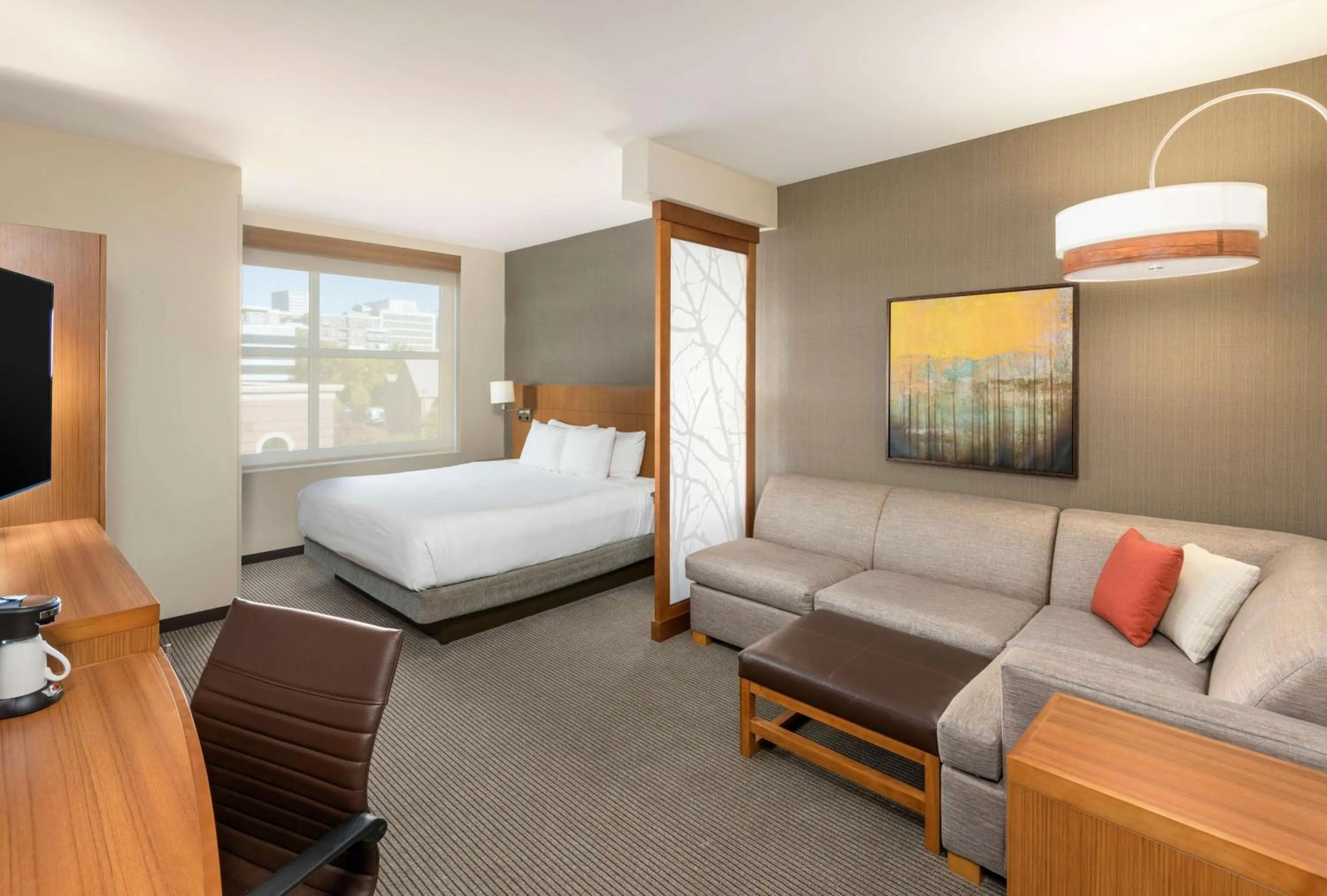 Bedroom, Bed in Hyatt Place Greenville Downtown