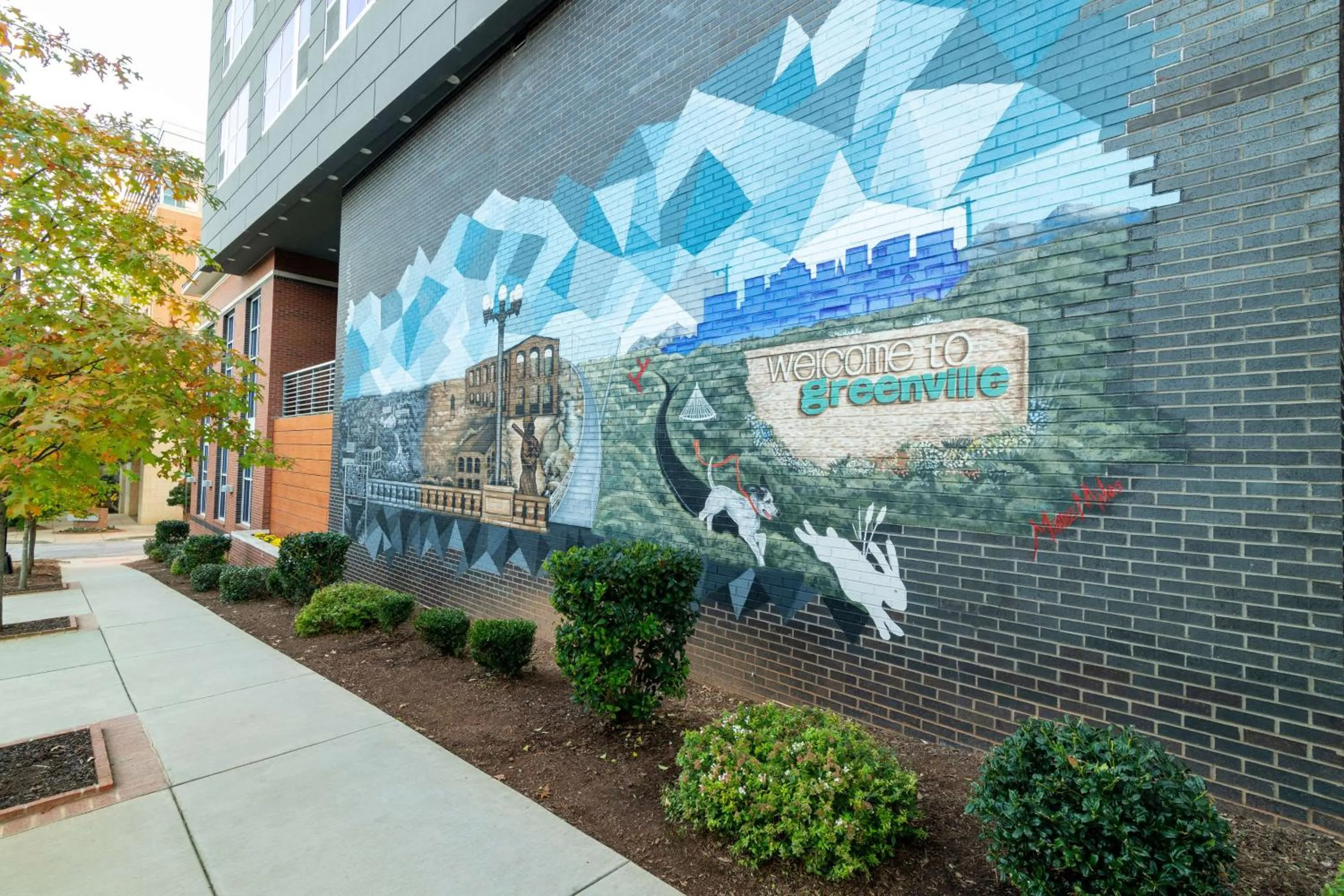 Property building in Hyatt Place Greenville Downtown
