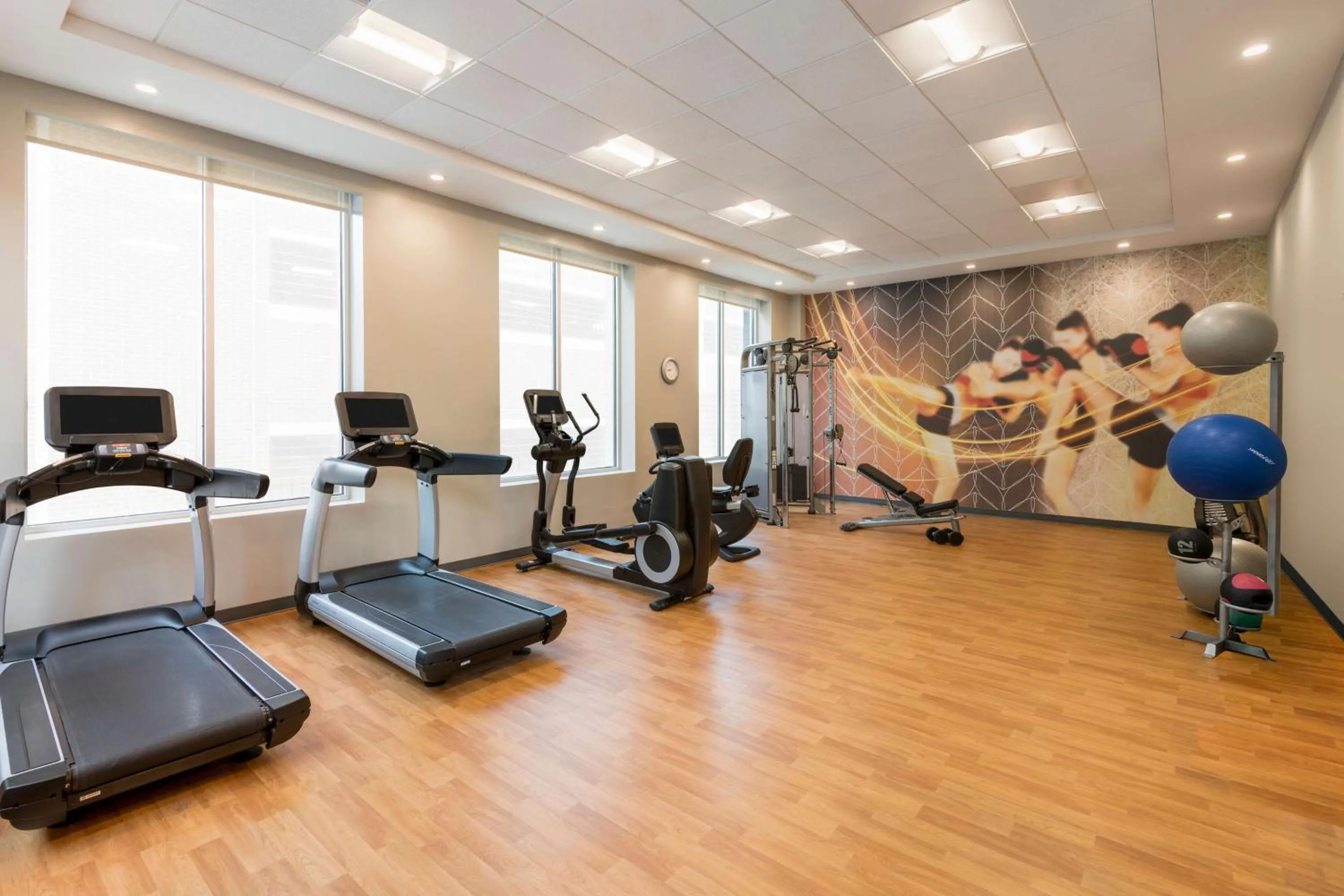 Fitness centre/facilities in Hyatt Place Greenville Downtown