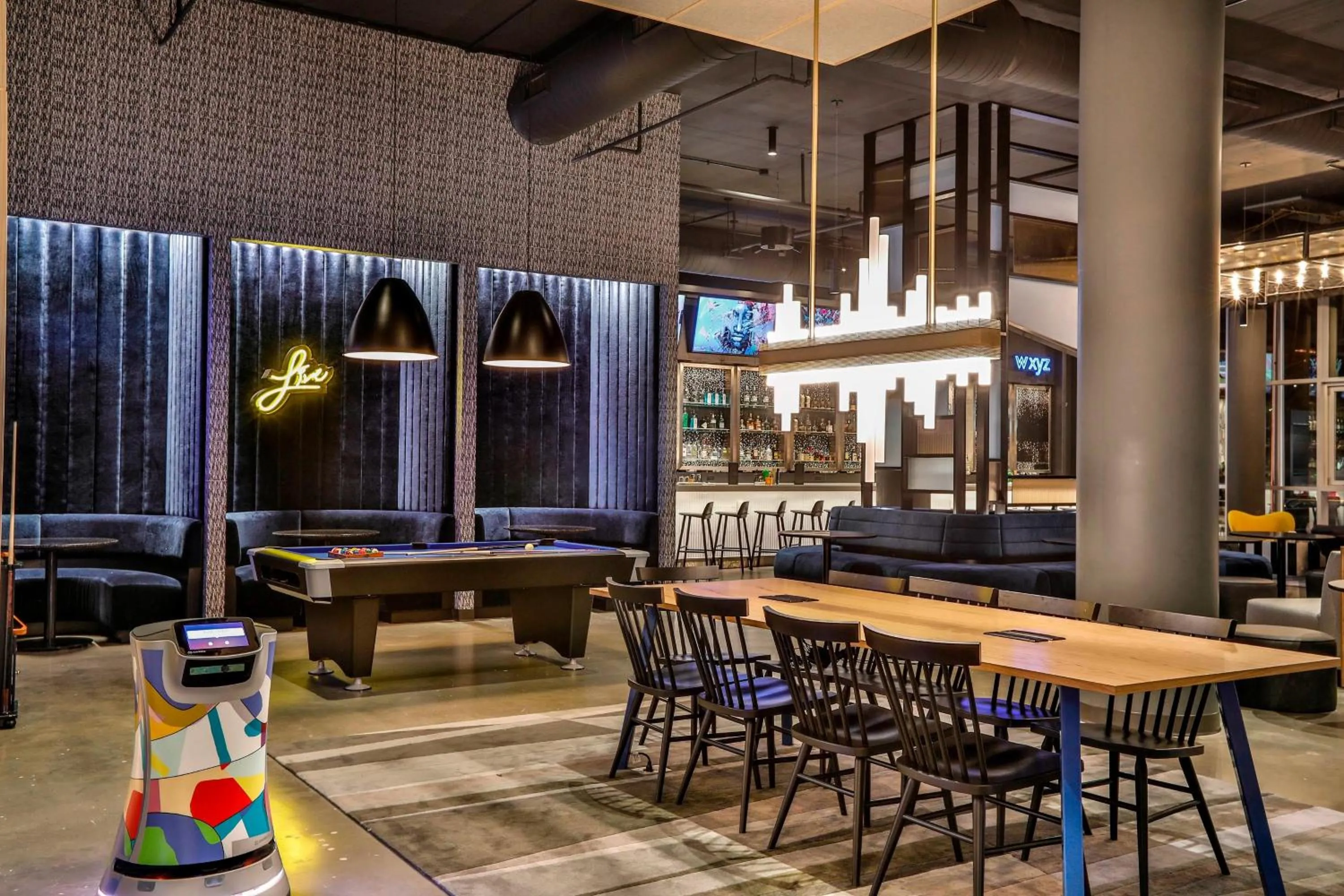 Lobby or reception in Aloft Chicago Mag Mile