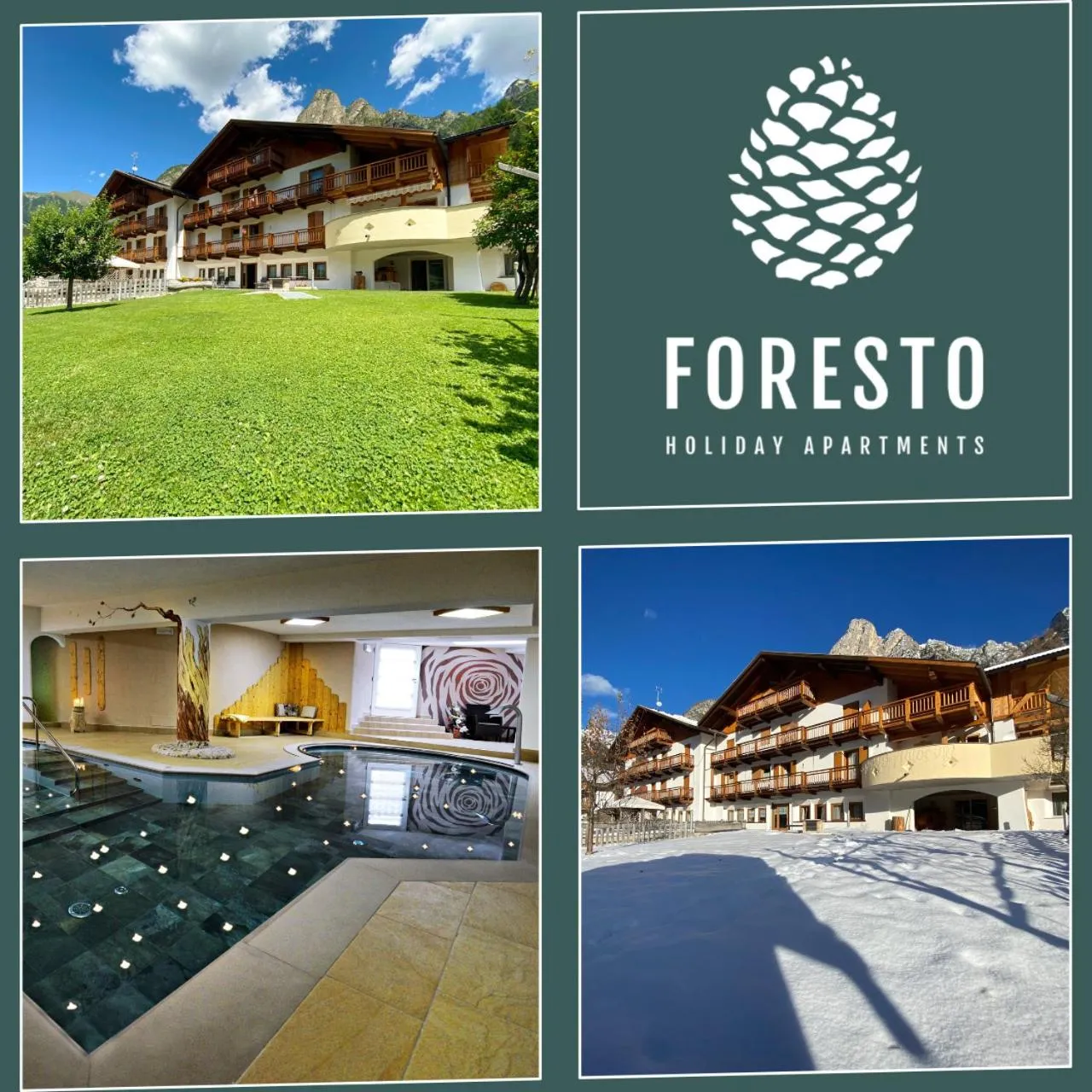 Property building in FORESTO holiday apartments
