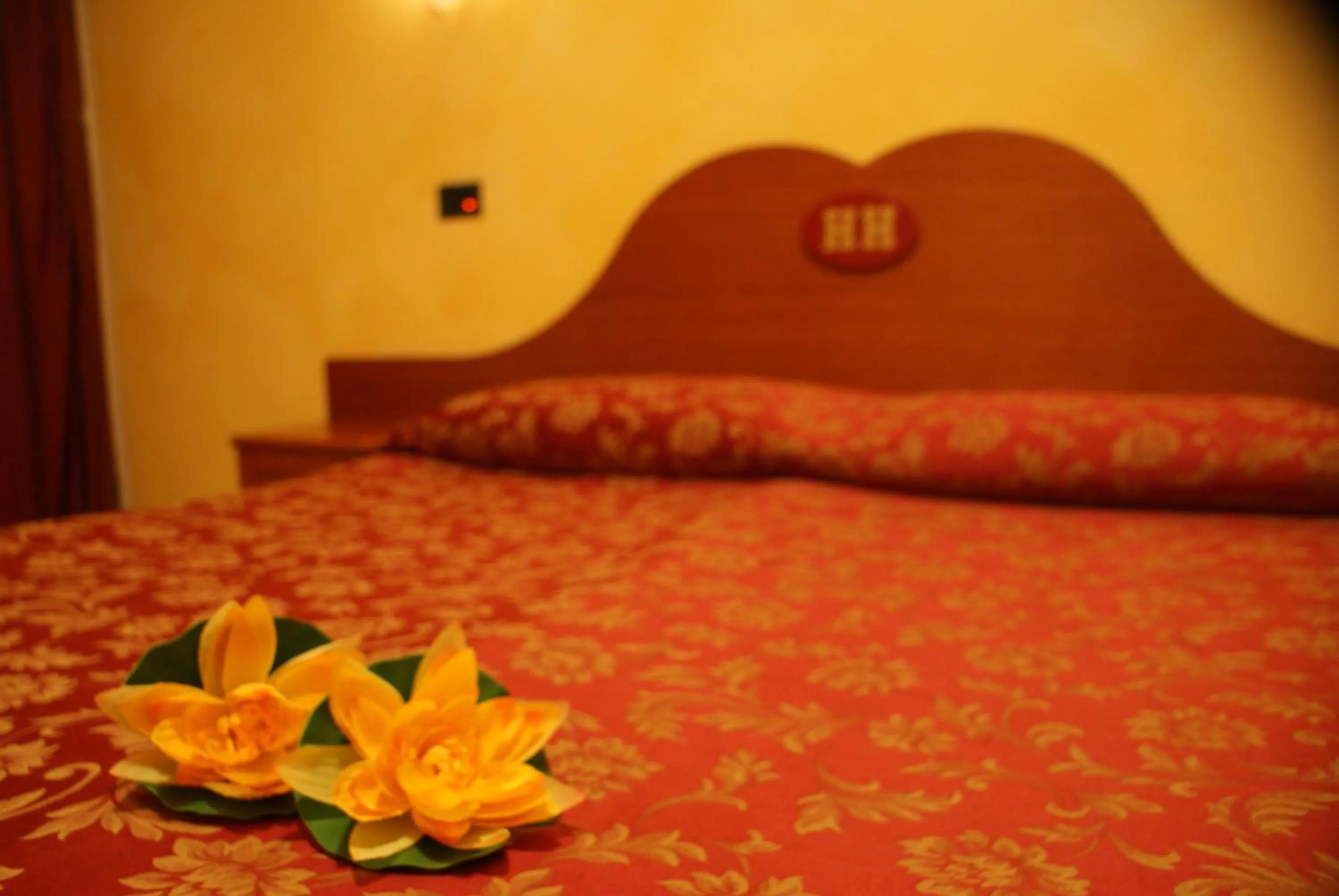 Decorative detail, Bed in Hotel Michela