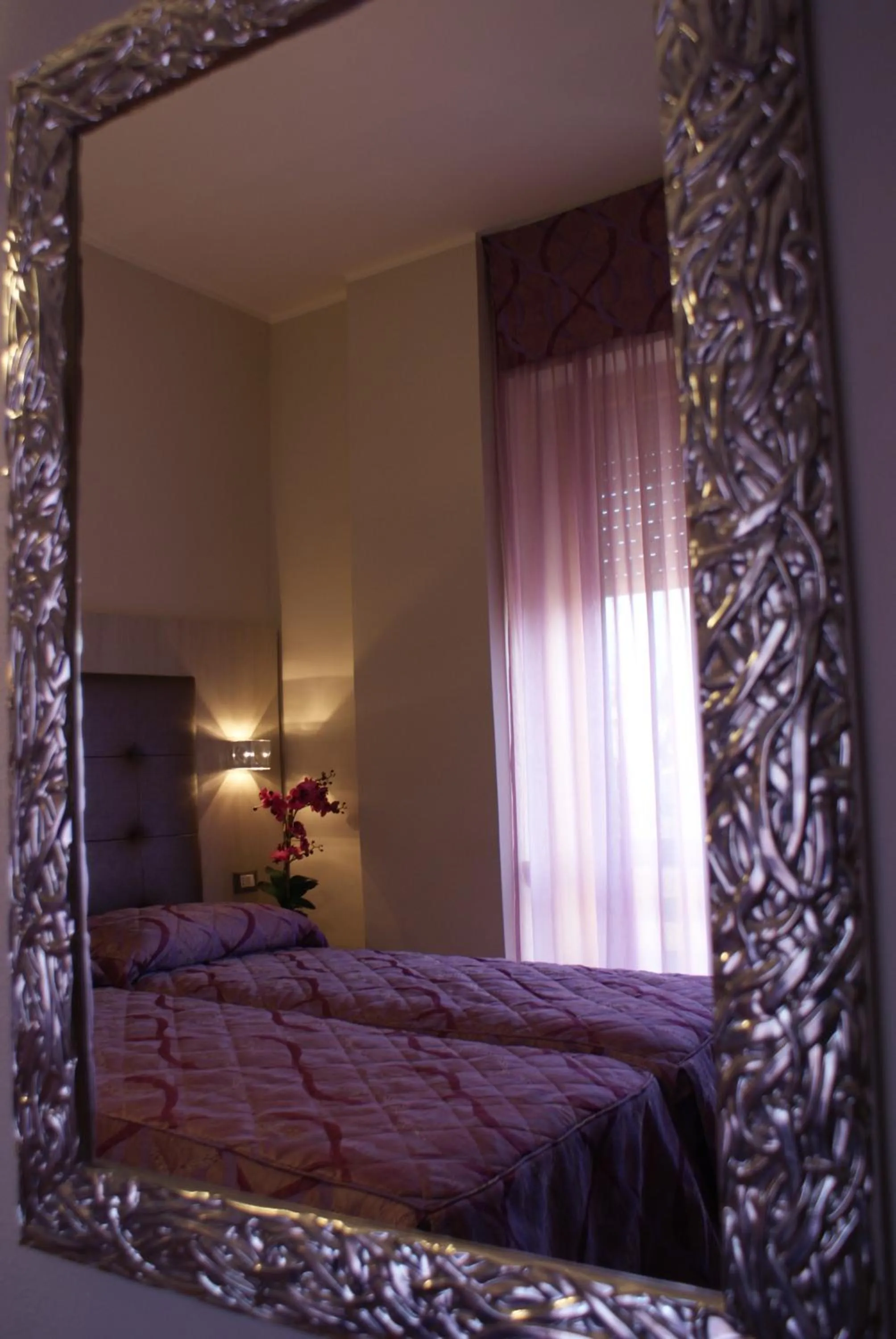 Decorative detail, Bed in Hotel Michela