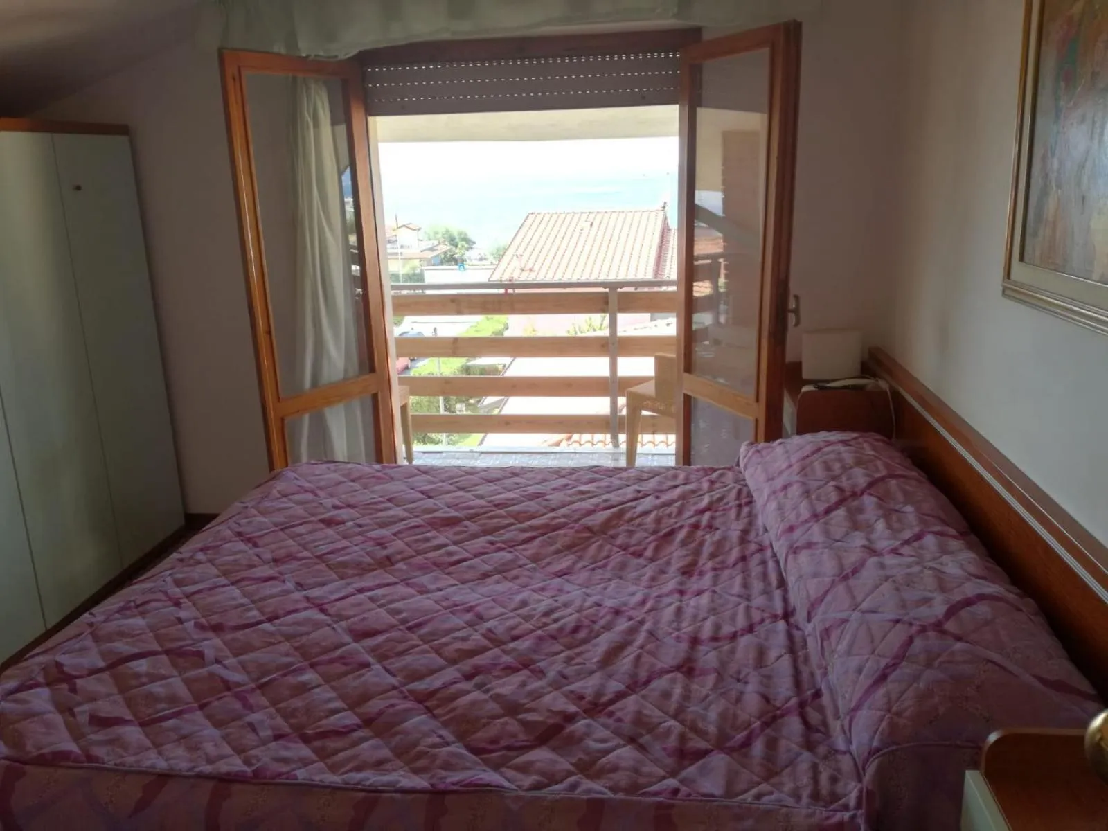 Bed in Hotel Michela