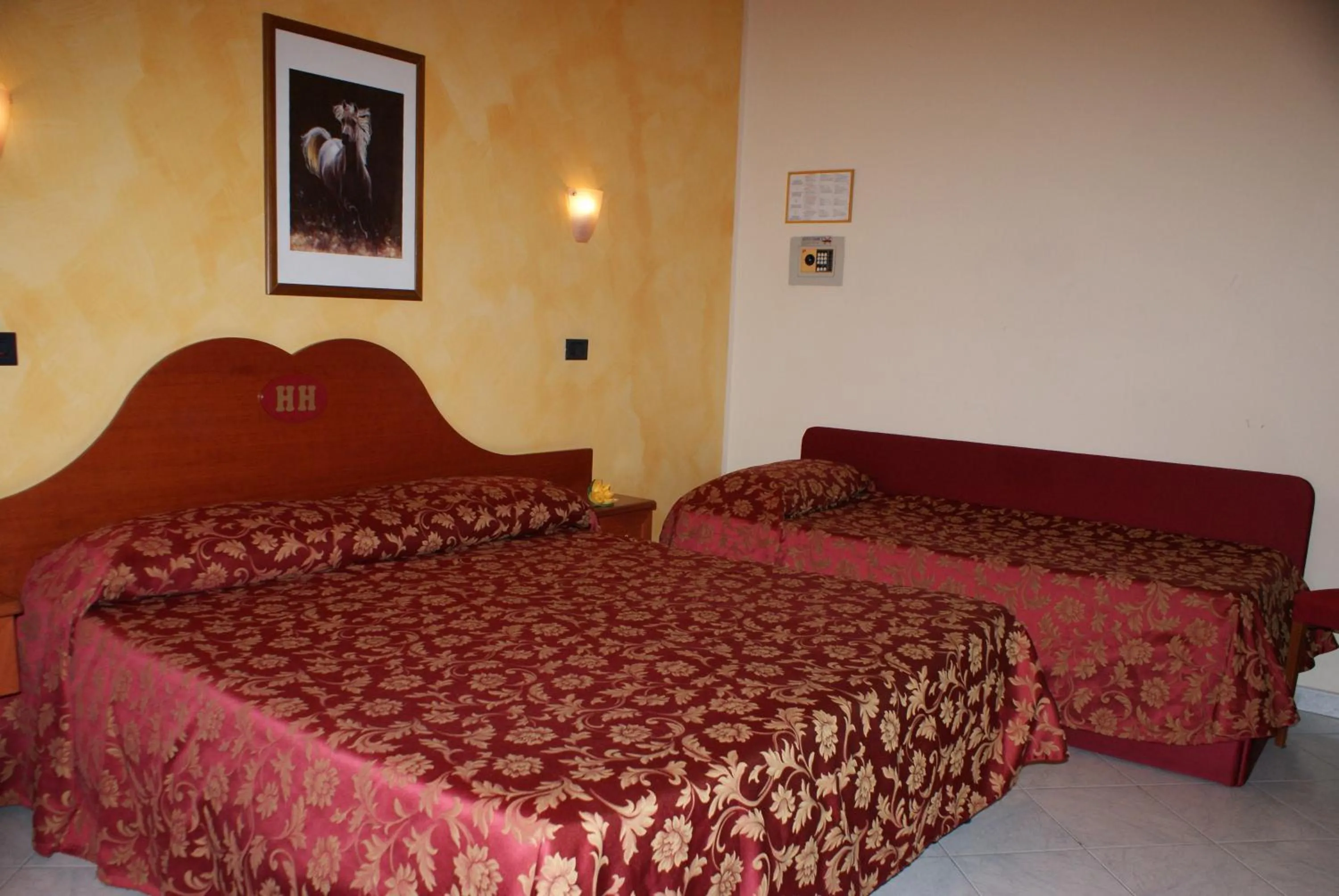 Bed in Hotel Michela