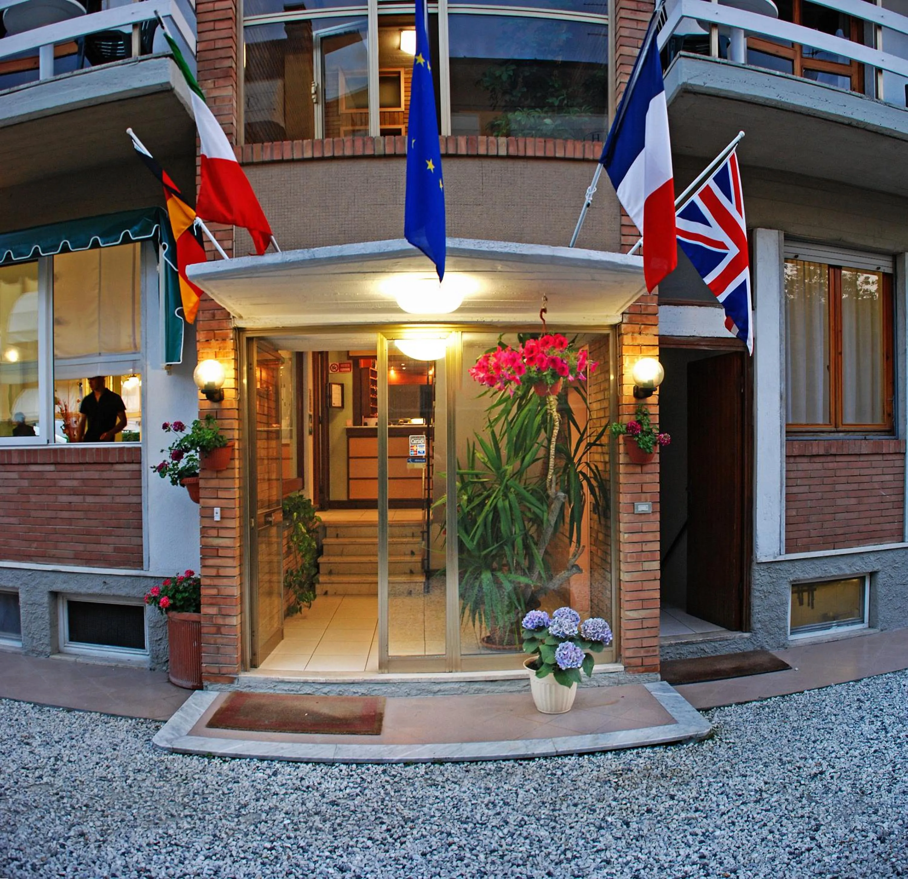 Facade/entrance in Hotel Michela