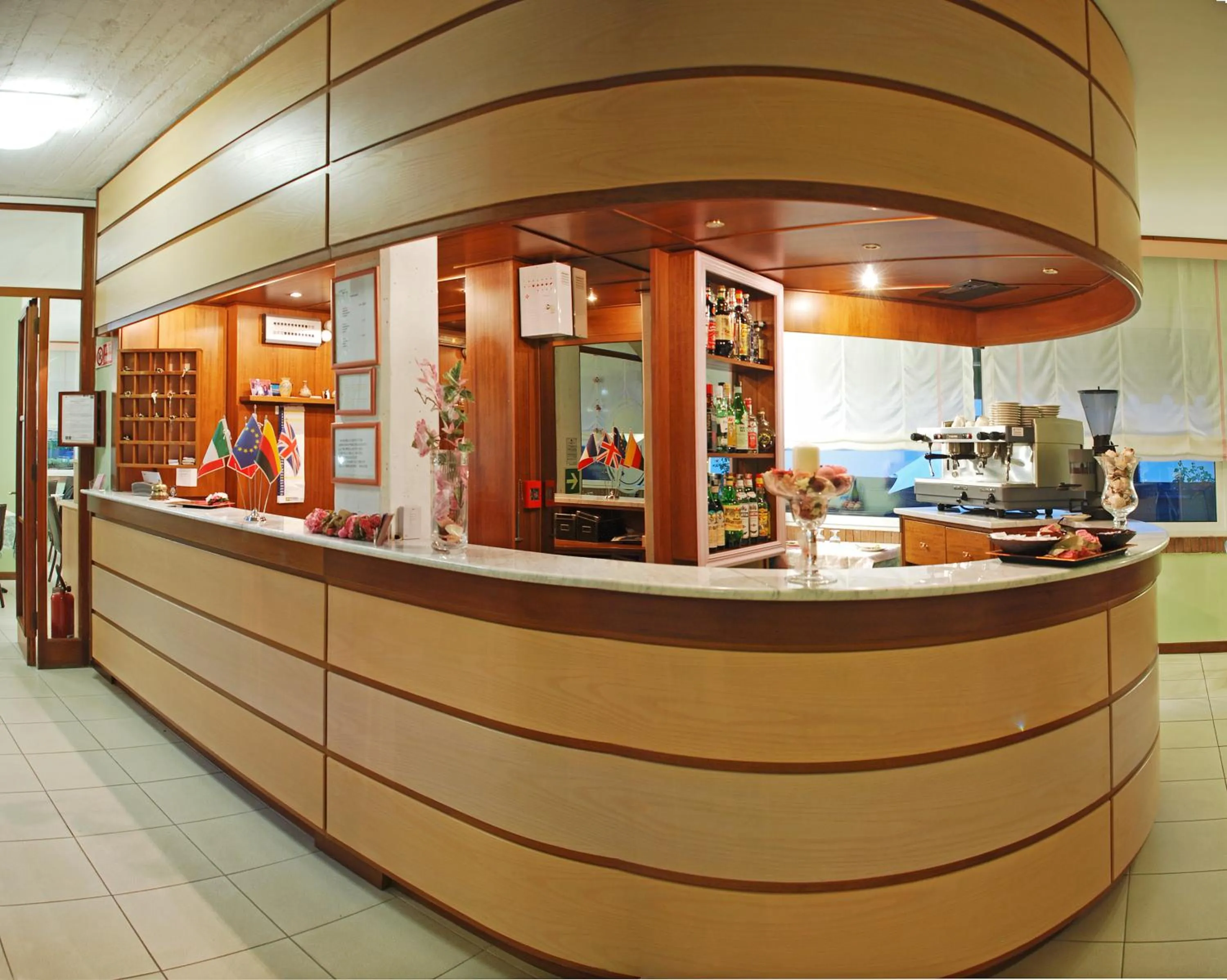 Lobby or reception in Hotel Michela