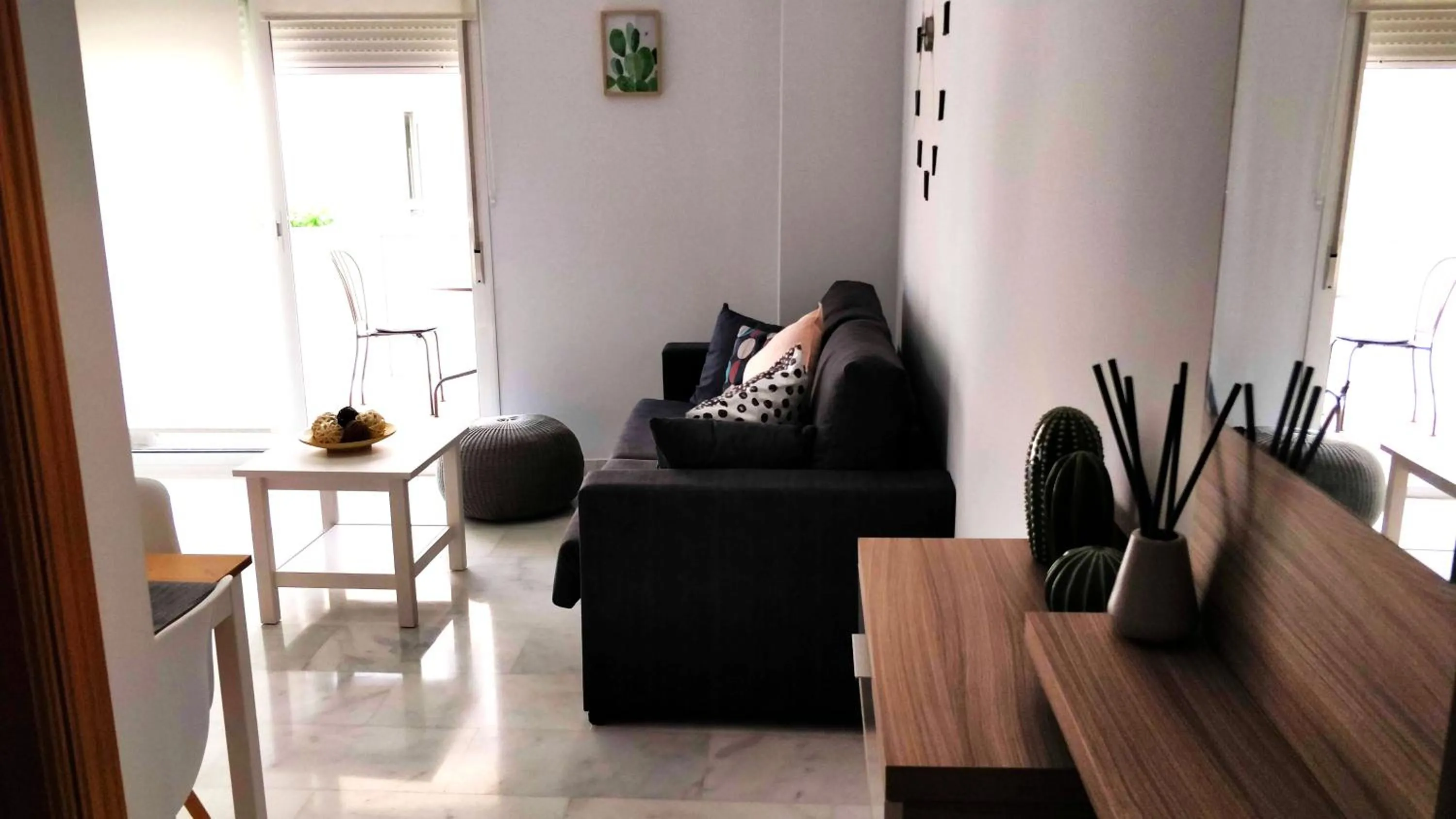 Living room in Seaview Fuengirola Apartment