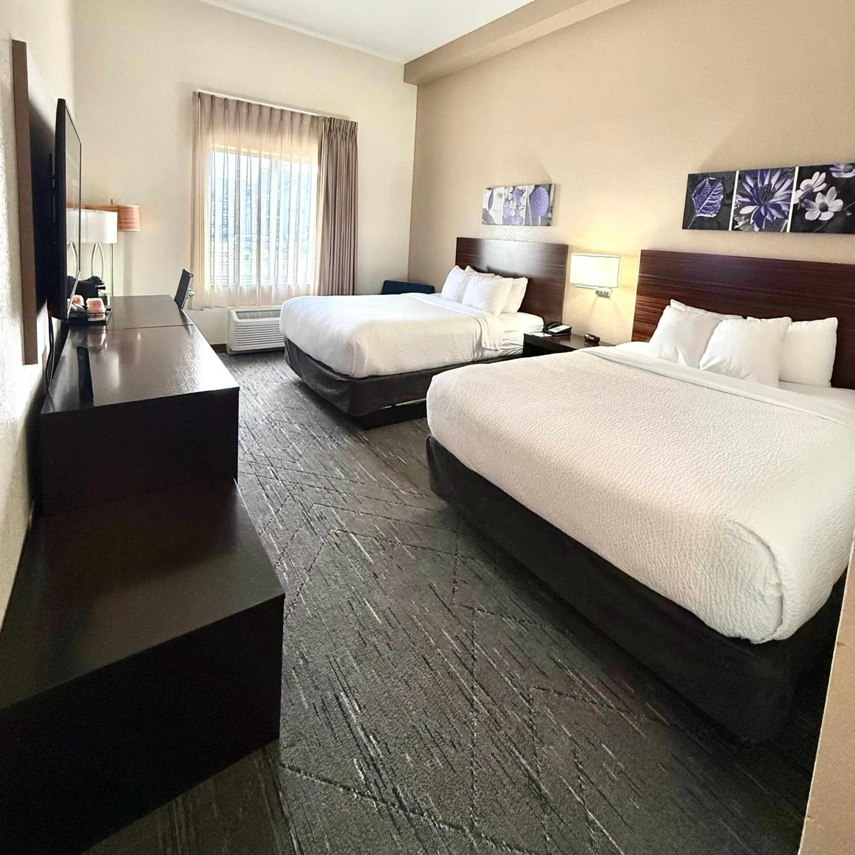 Bed in Sleep Inn & Suites Denver International Airport