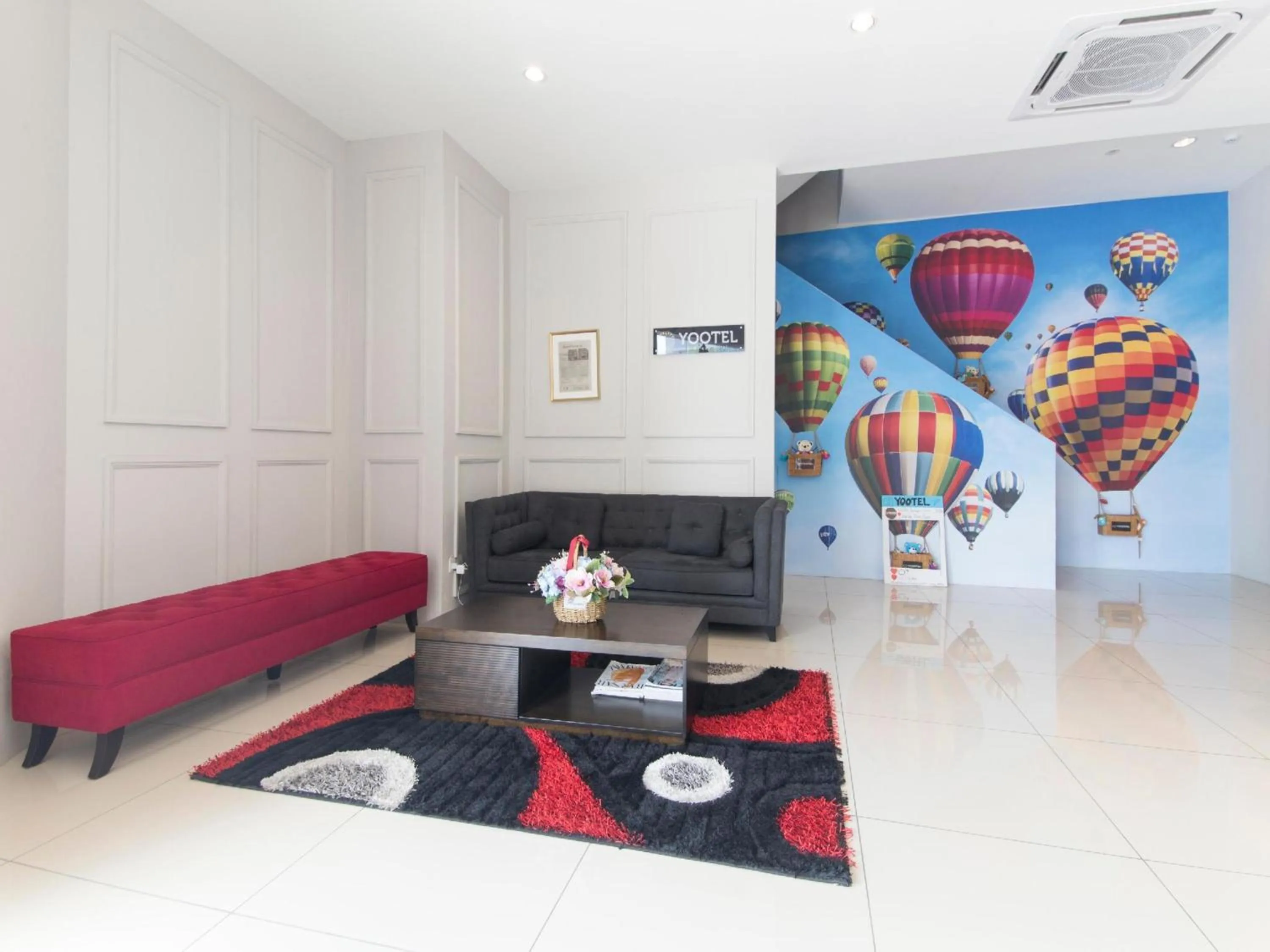 Lobby or reception in Yootel Boutique Hotel