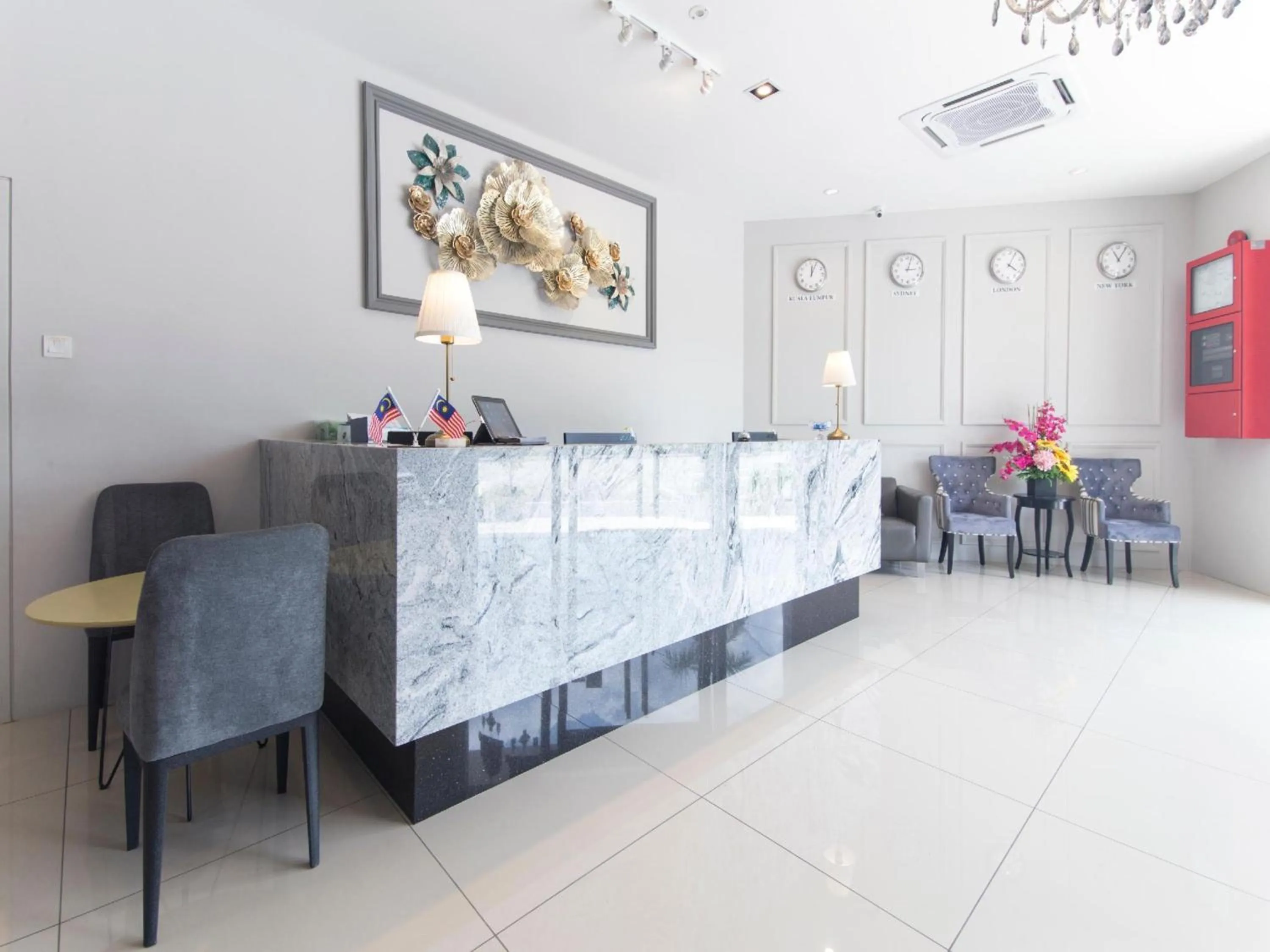 Lobby or reception in Yootel Boutique Hotel