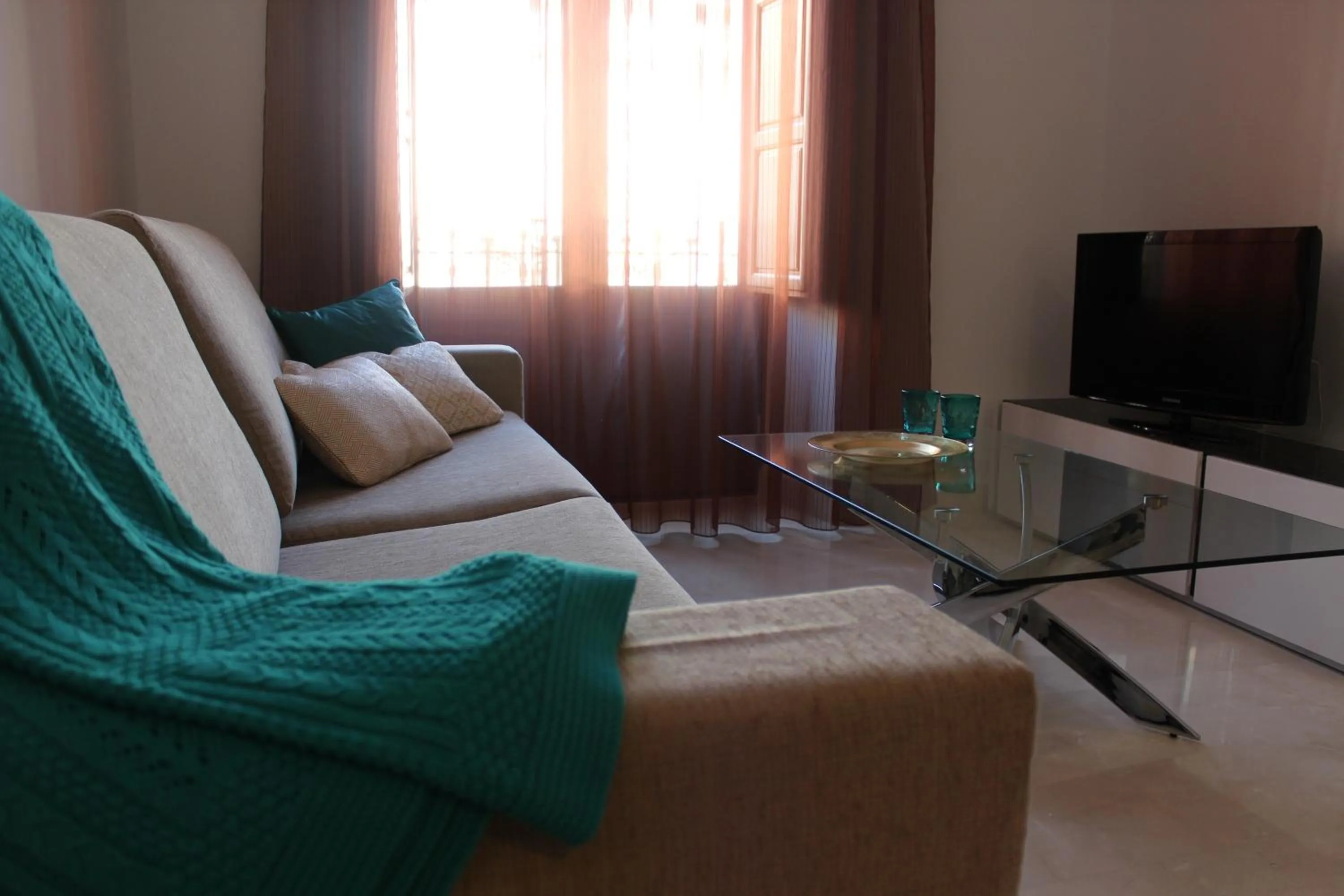 Living room in BiBo Suites Gran Vía