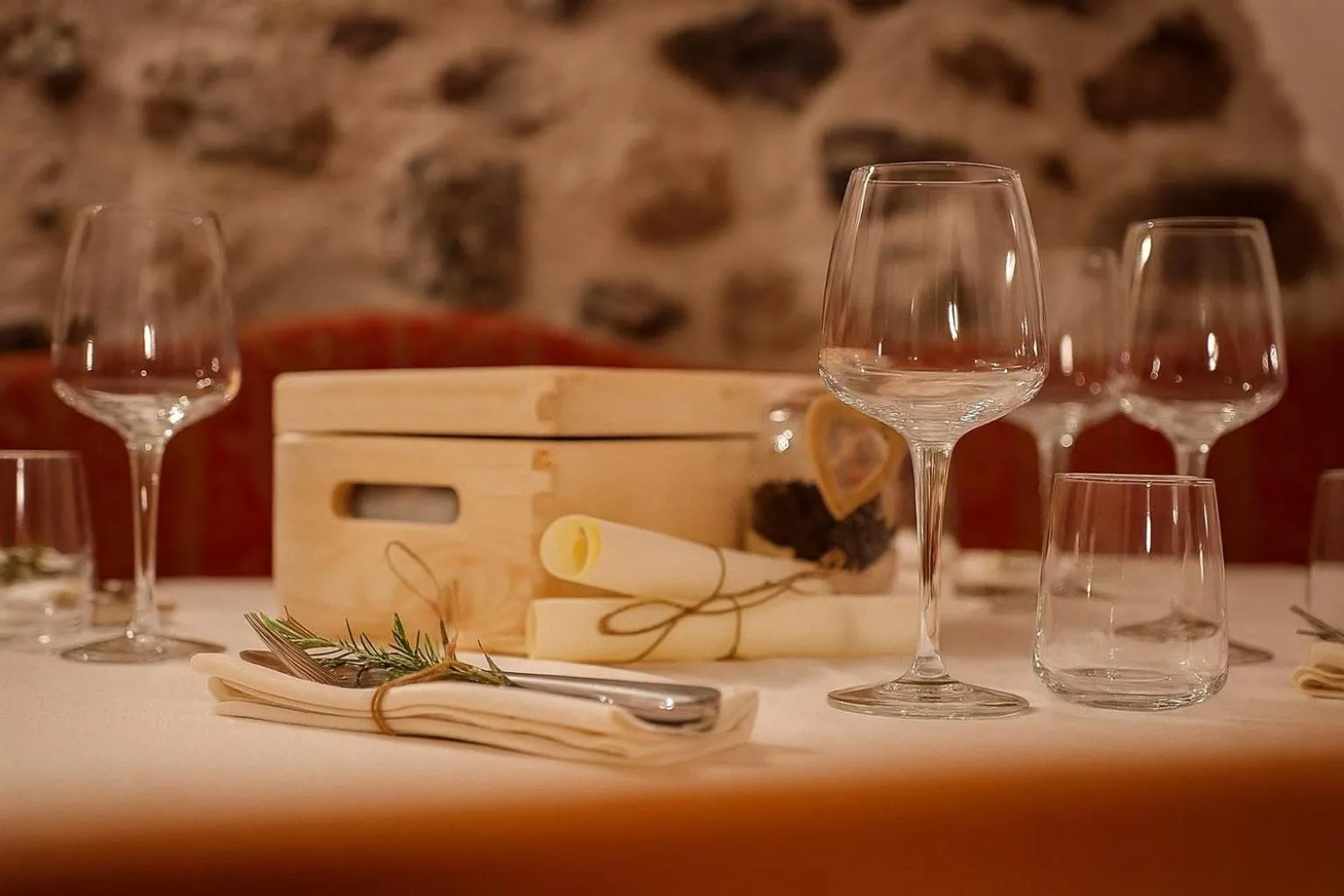 Food and drinks in Casa Moresc