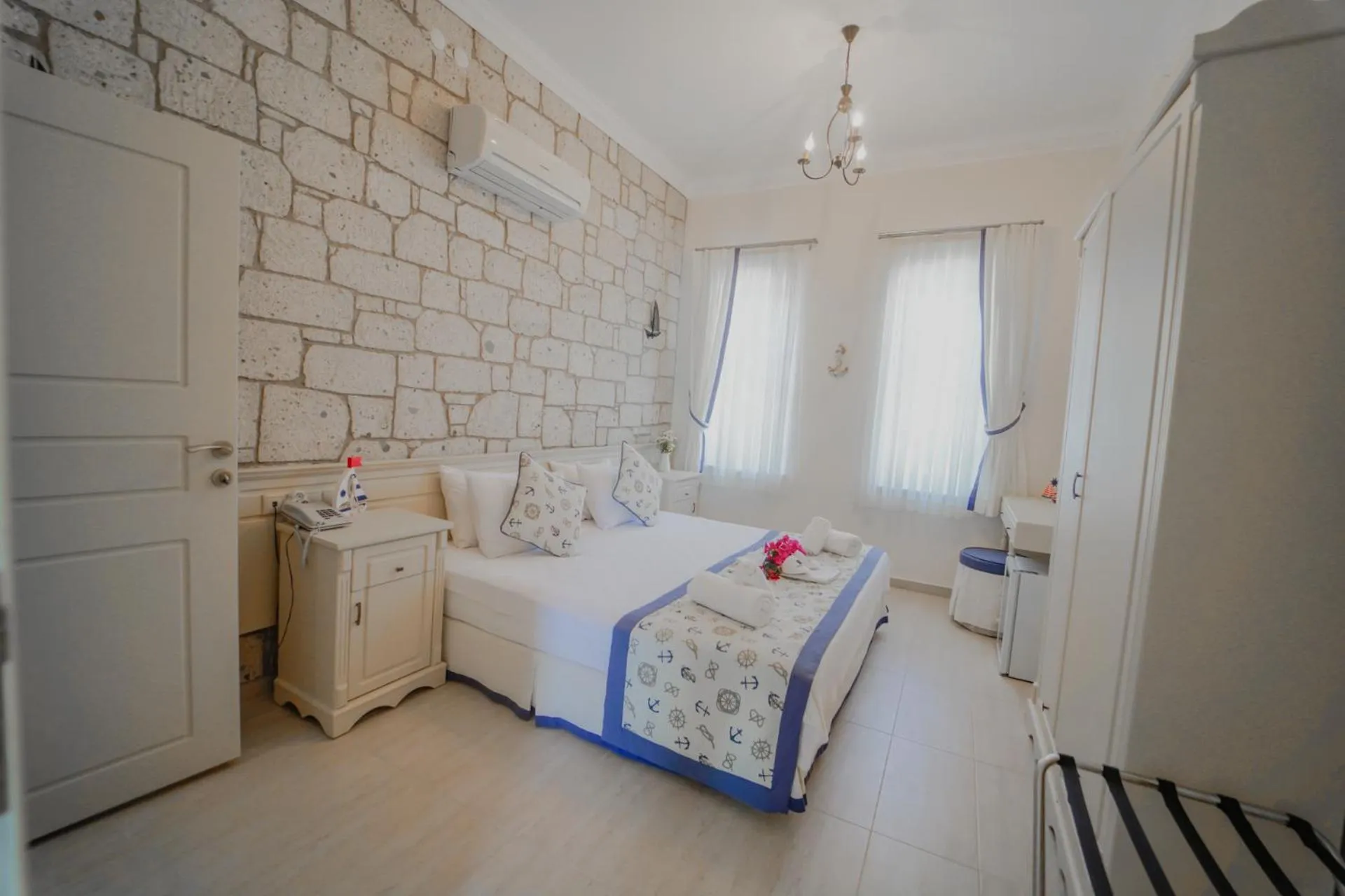 Bed in Alacati Marina Palace