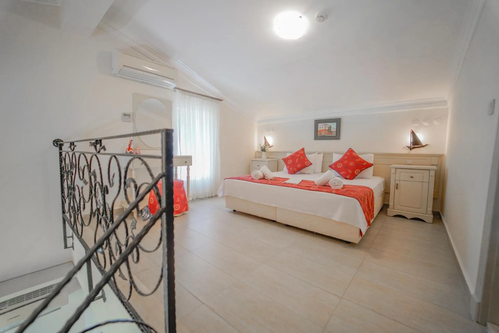 Bed in Alacati Marina Palace