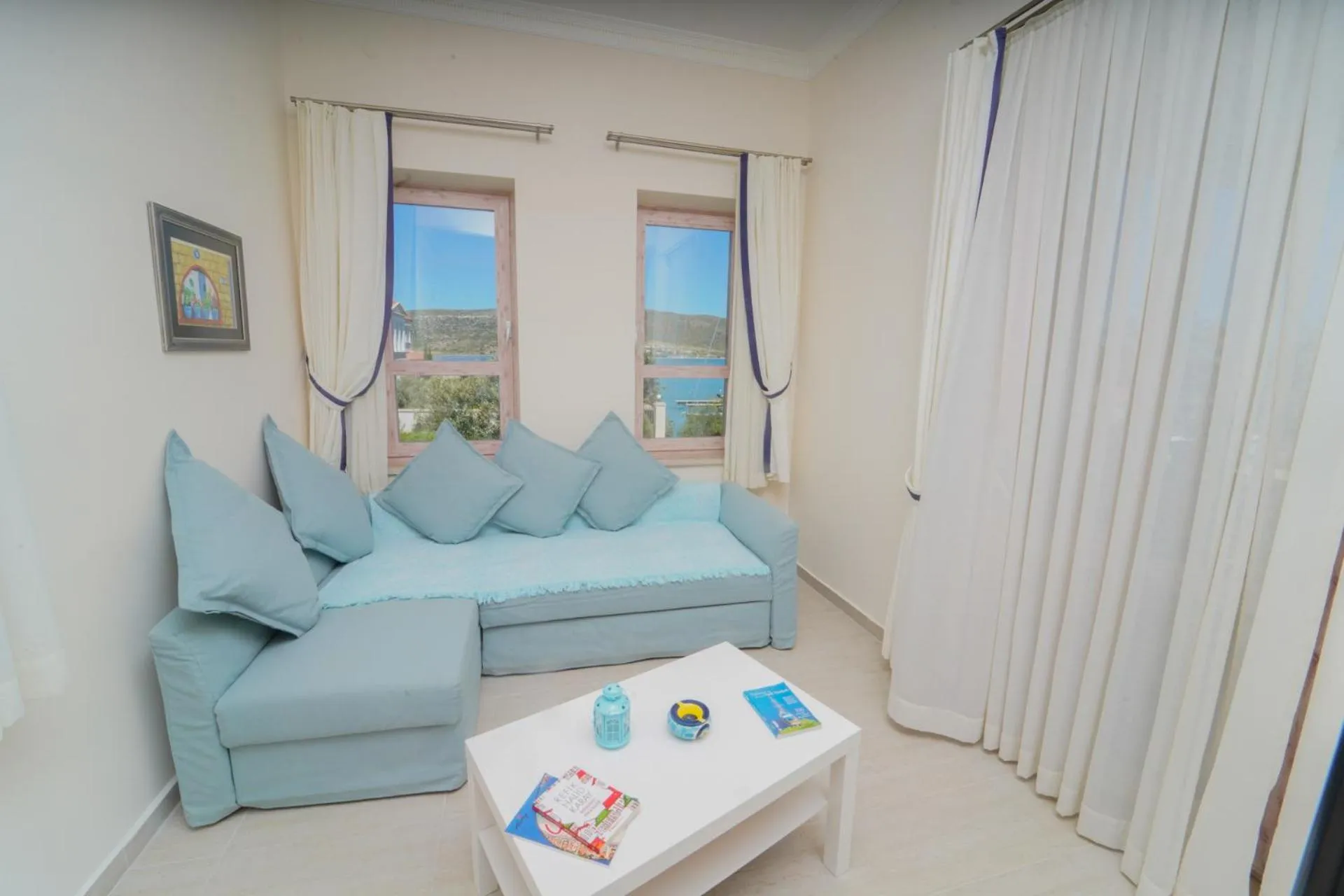 Seating area in Alacati Marina Palace