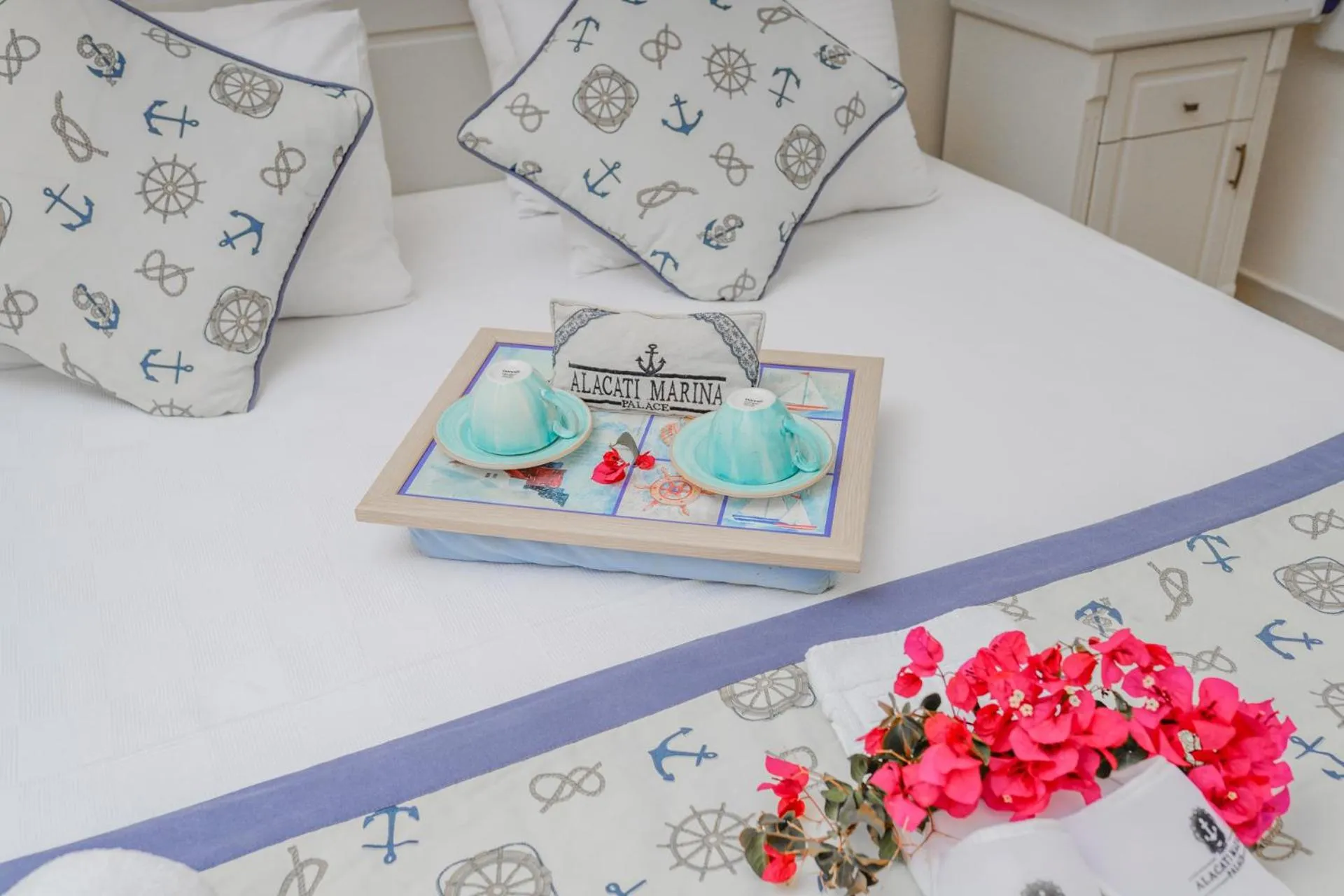 Bed in Alacati Marina Palace