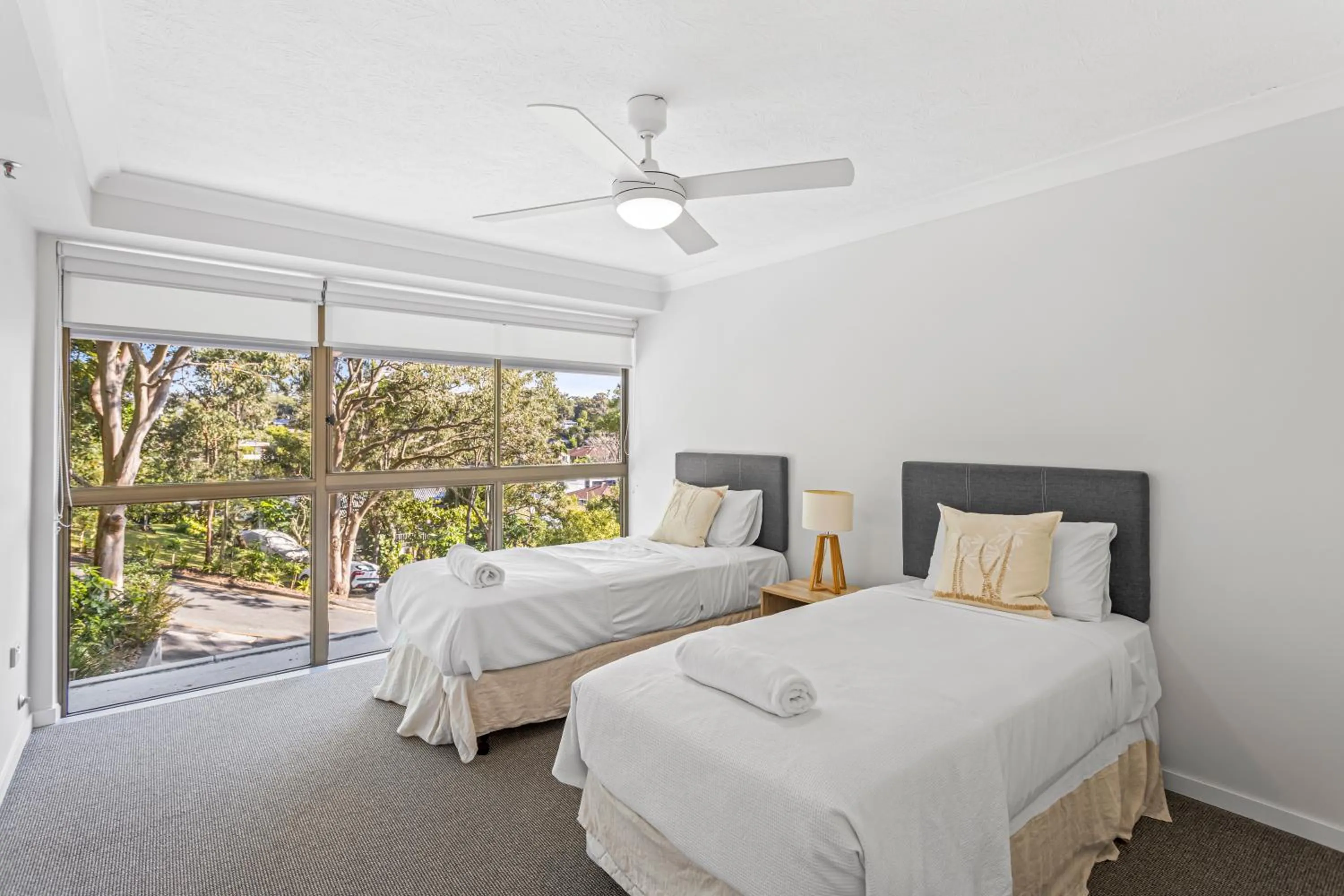 Bed in Gemini Court Holiday Apartments