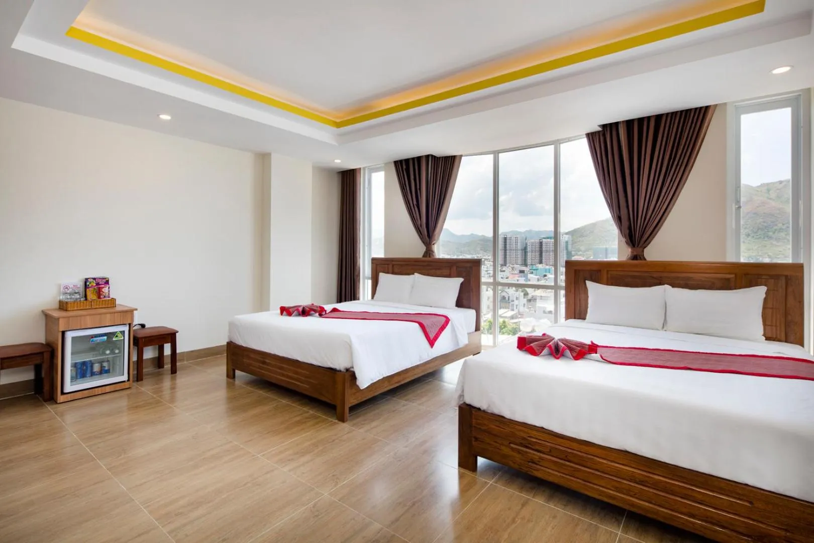 Bed in Truong Thinh Hotel