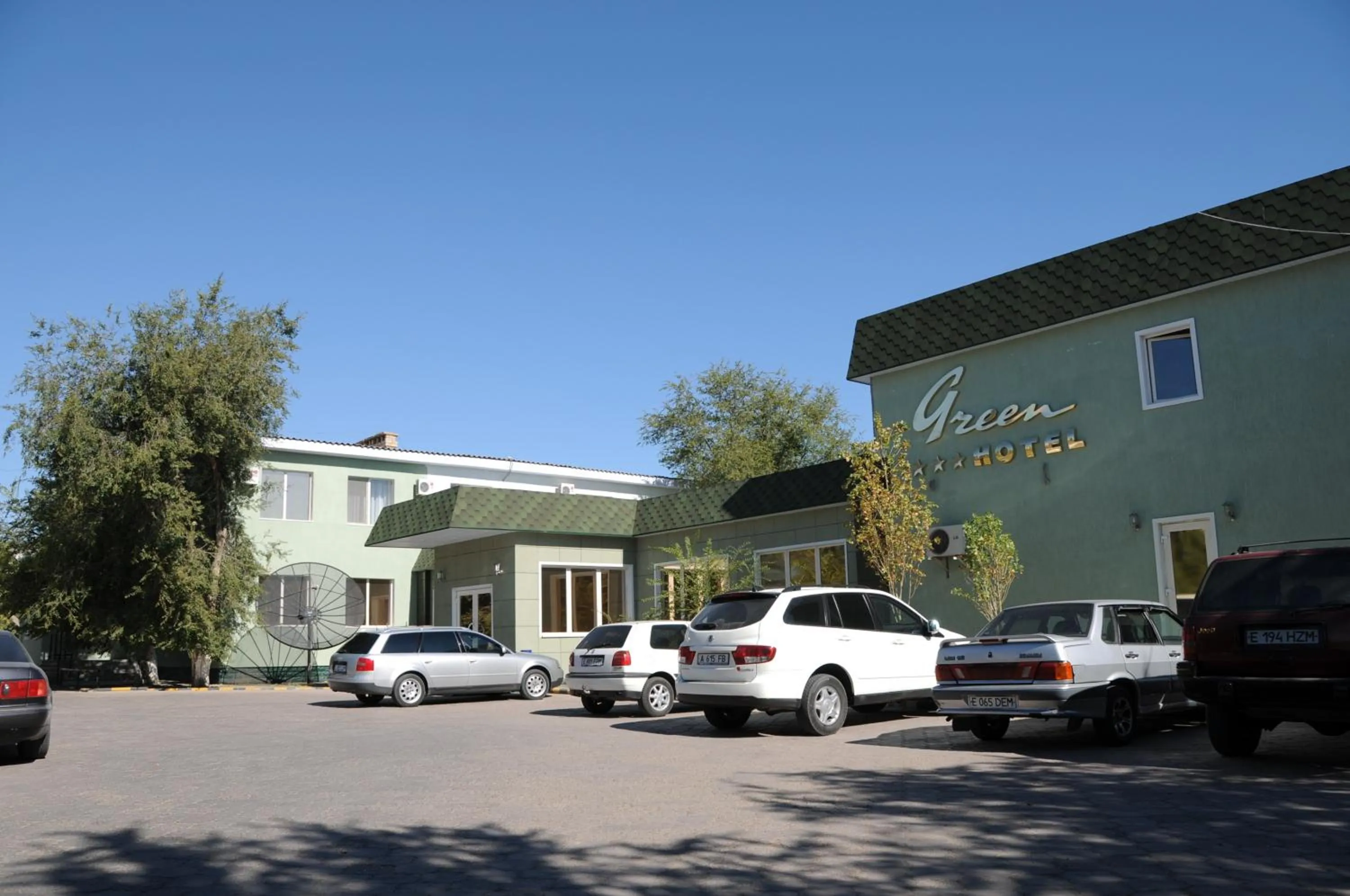 Property building in Green Hotel