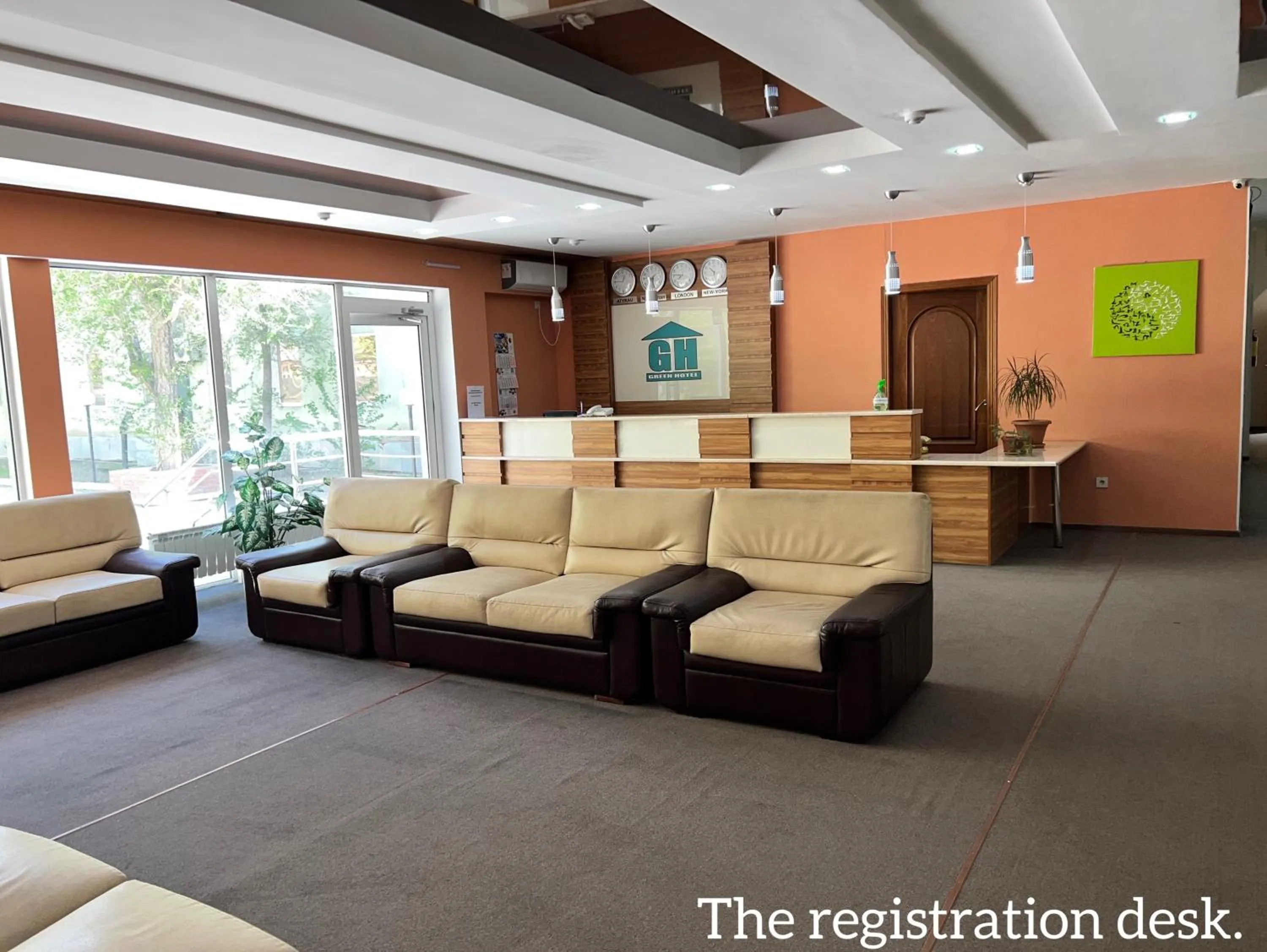 Lobby or reception in Green Hotel