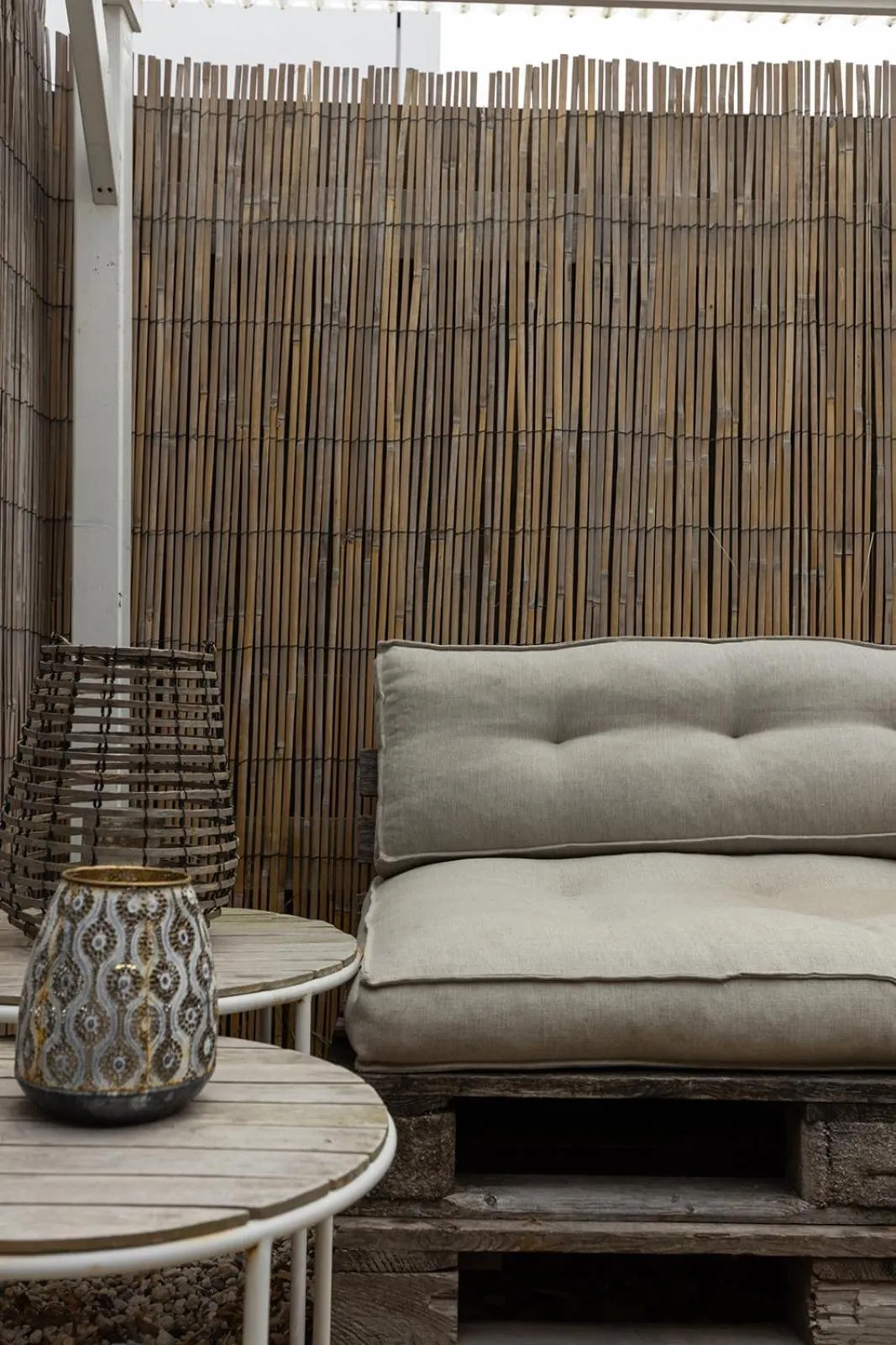 Garden in De oude slaght- luxe suite met buitensauna