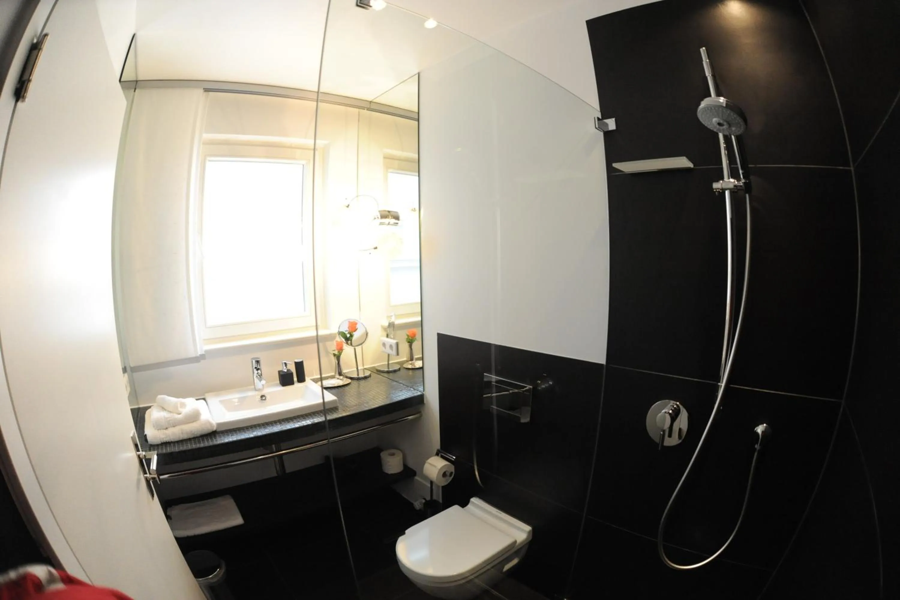 Toilet in Designhotel Rosenbohm