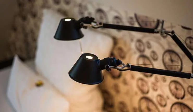 Bed in Designhotel Rosenbohm