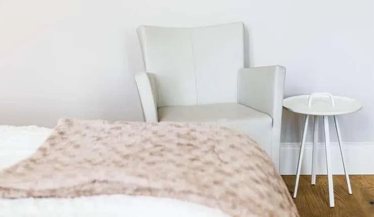 Bed in Designhotel Rosenbohm