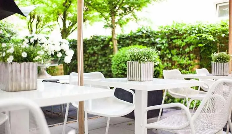 Patio in Designhotel Rosenbohm