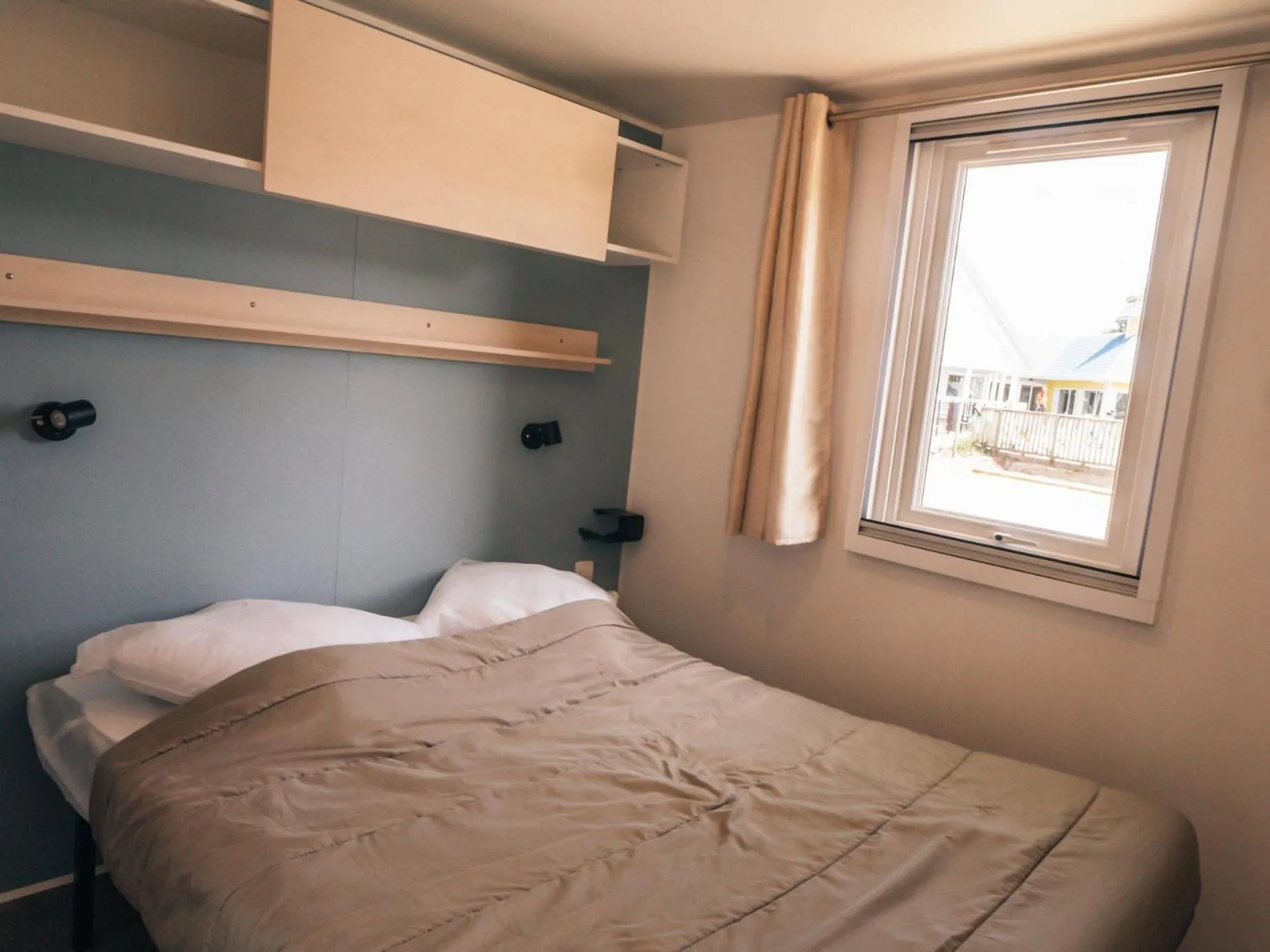 Bed in Camping Les Jardins de la Mer