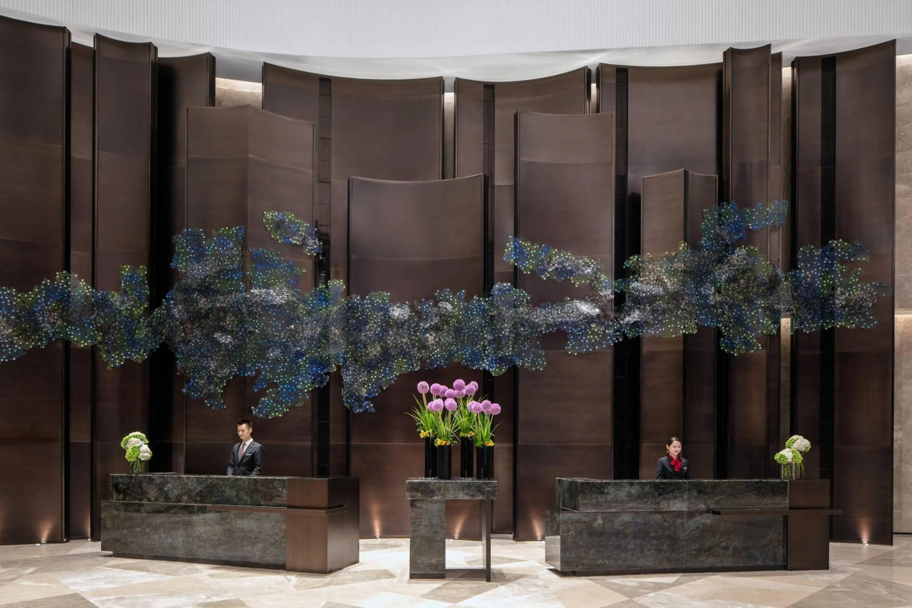 Lobby or reception in Hangzhou Marriott Hotel Lin'an