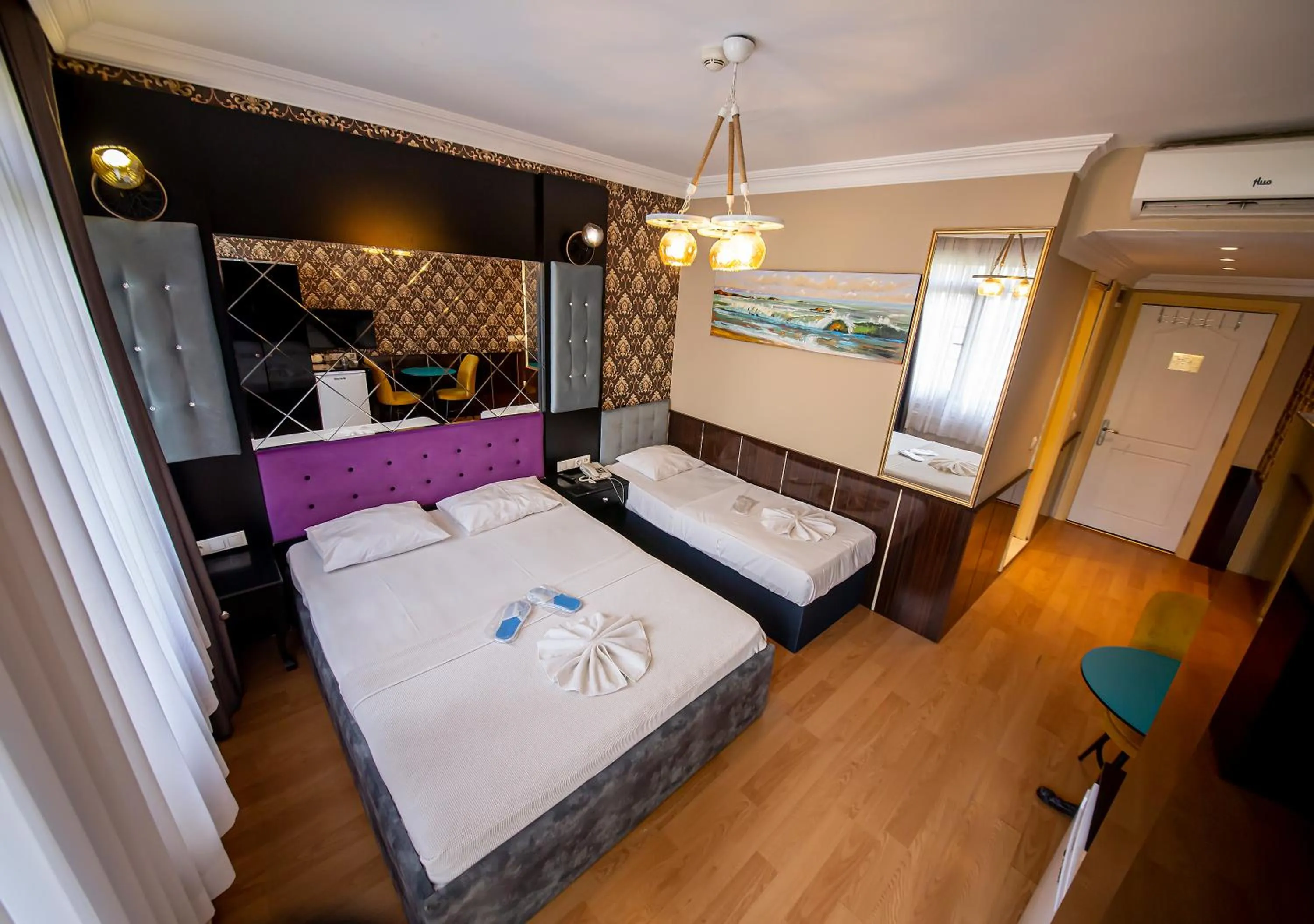 Bedroom, Bed in Royal Garden Suite and Hotel