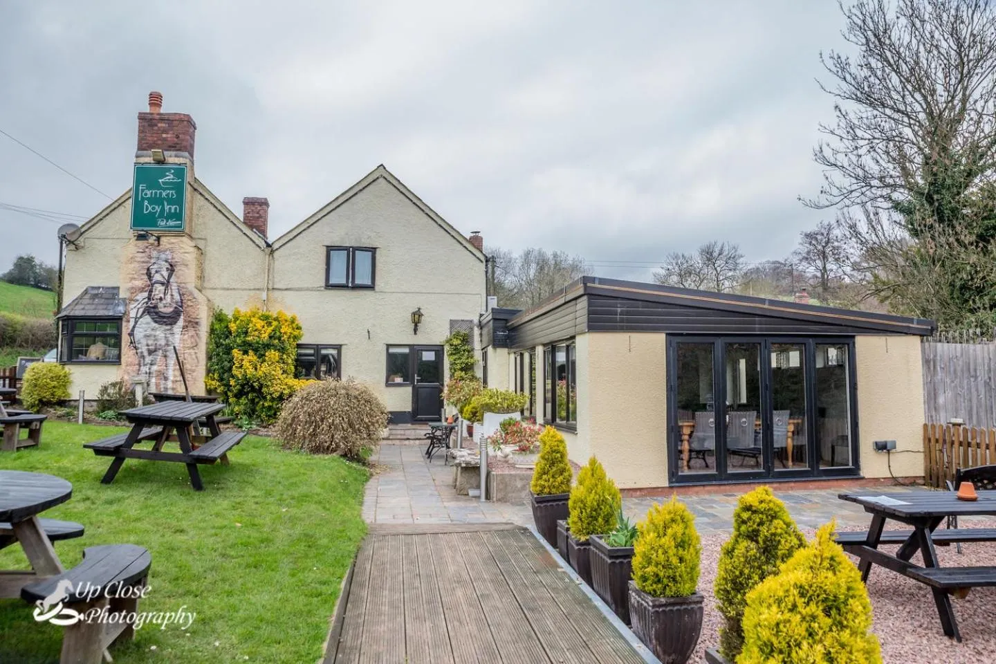 Property building in The Farmers Boy Inn Guest House