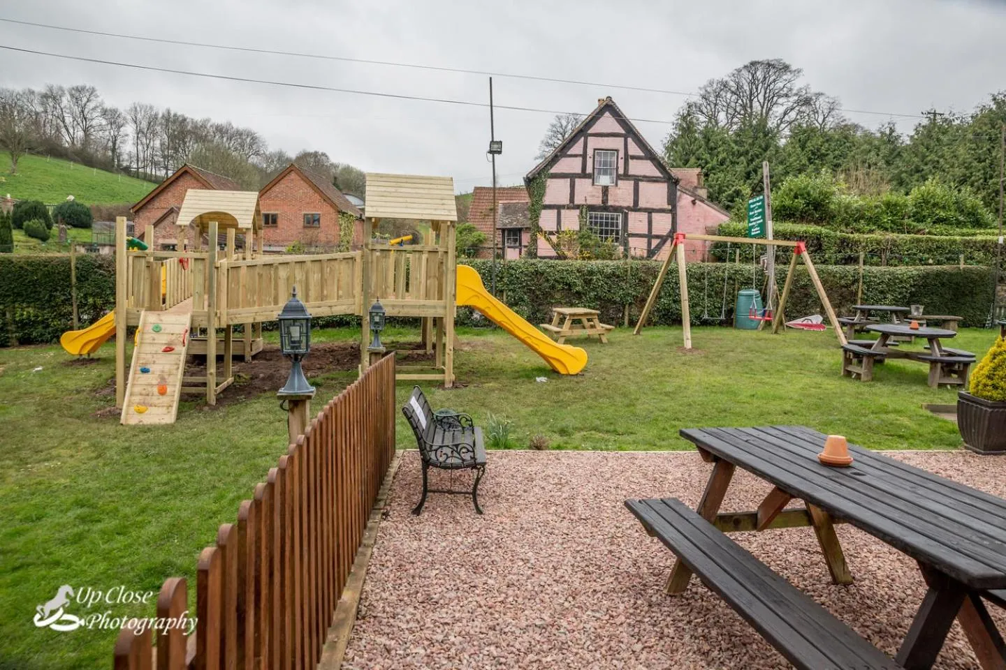 Children play ground in The Farmers Boy Inn Guest House