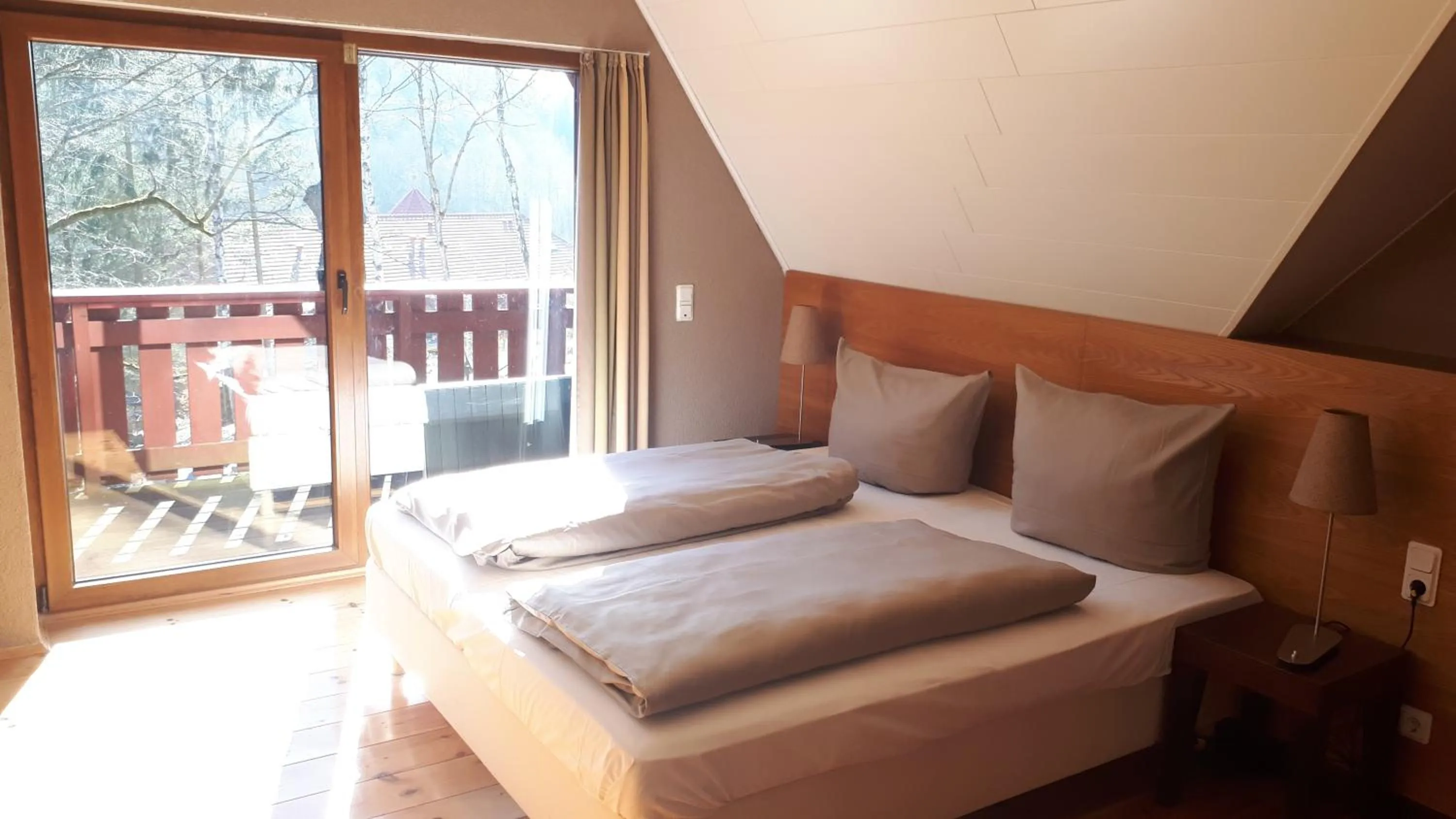 Bedroom, Bed in Hotel Habichtstein