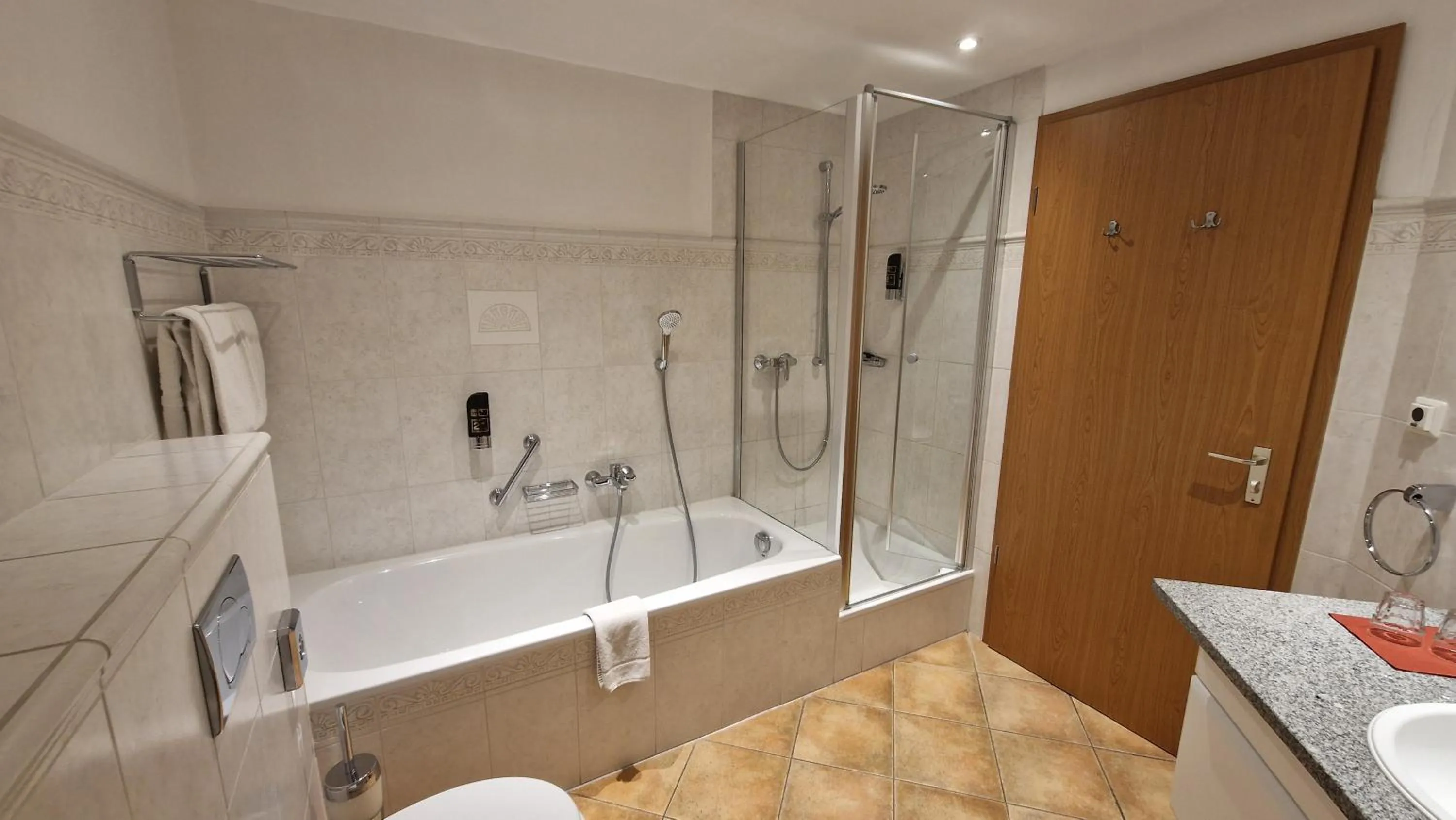 Bathroom in Hotel Habichtstein