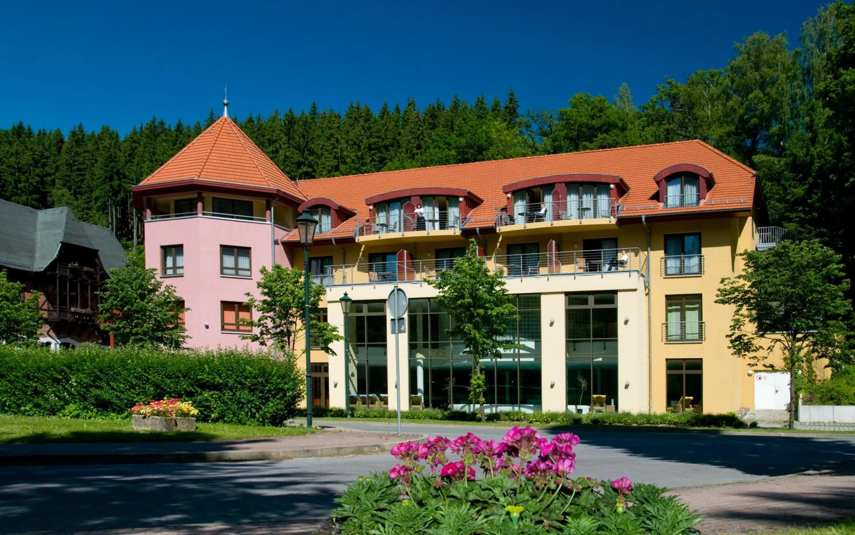 Property building in Hotel Habichtstein