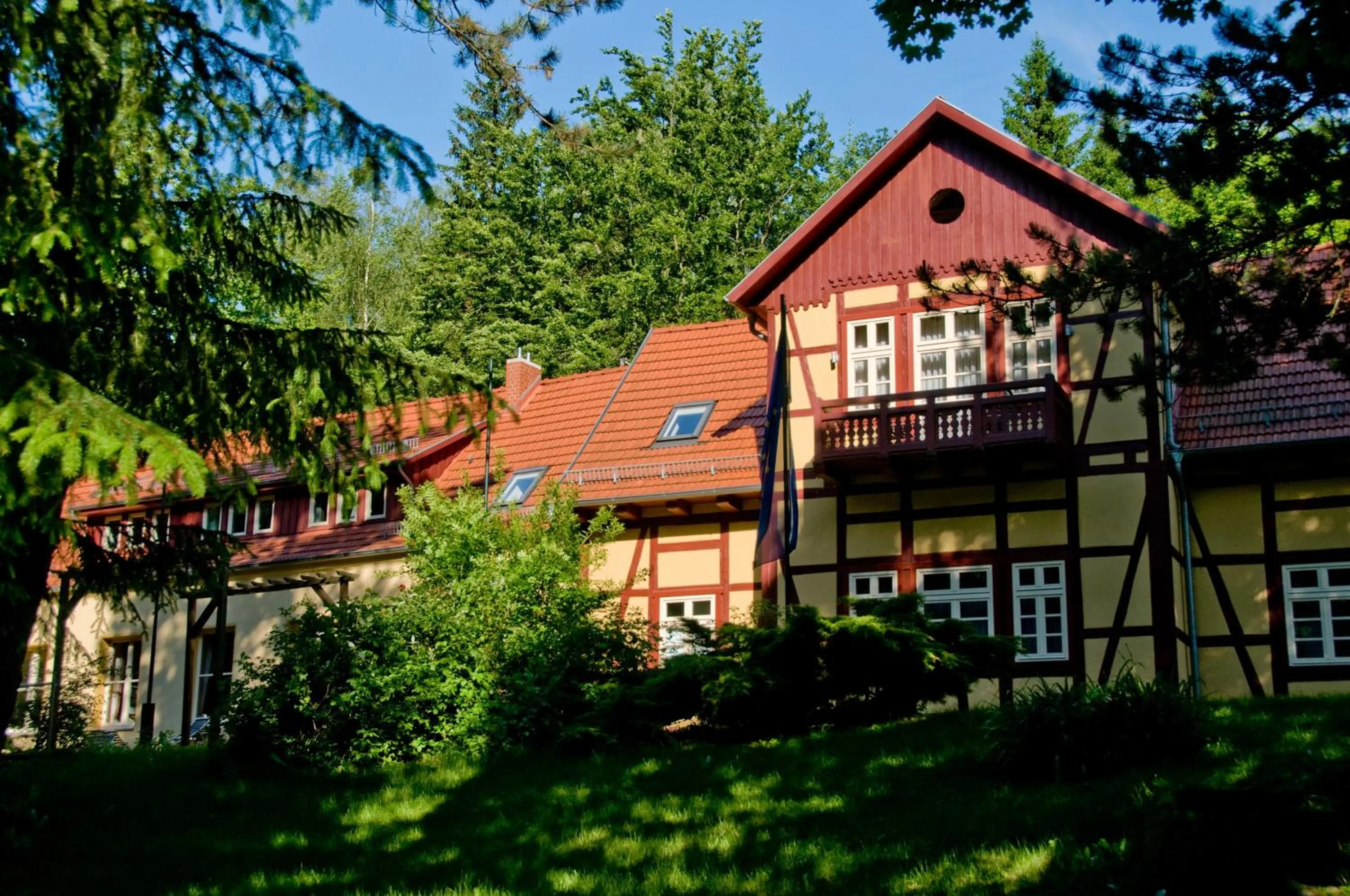 Property building in Hotel Habichtstein