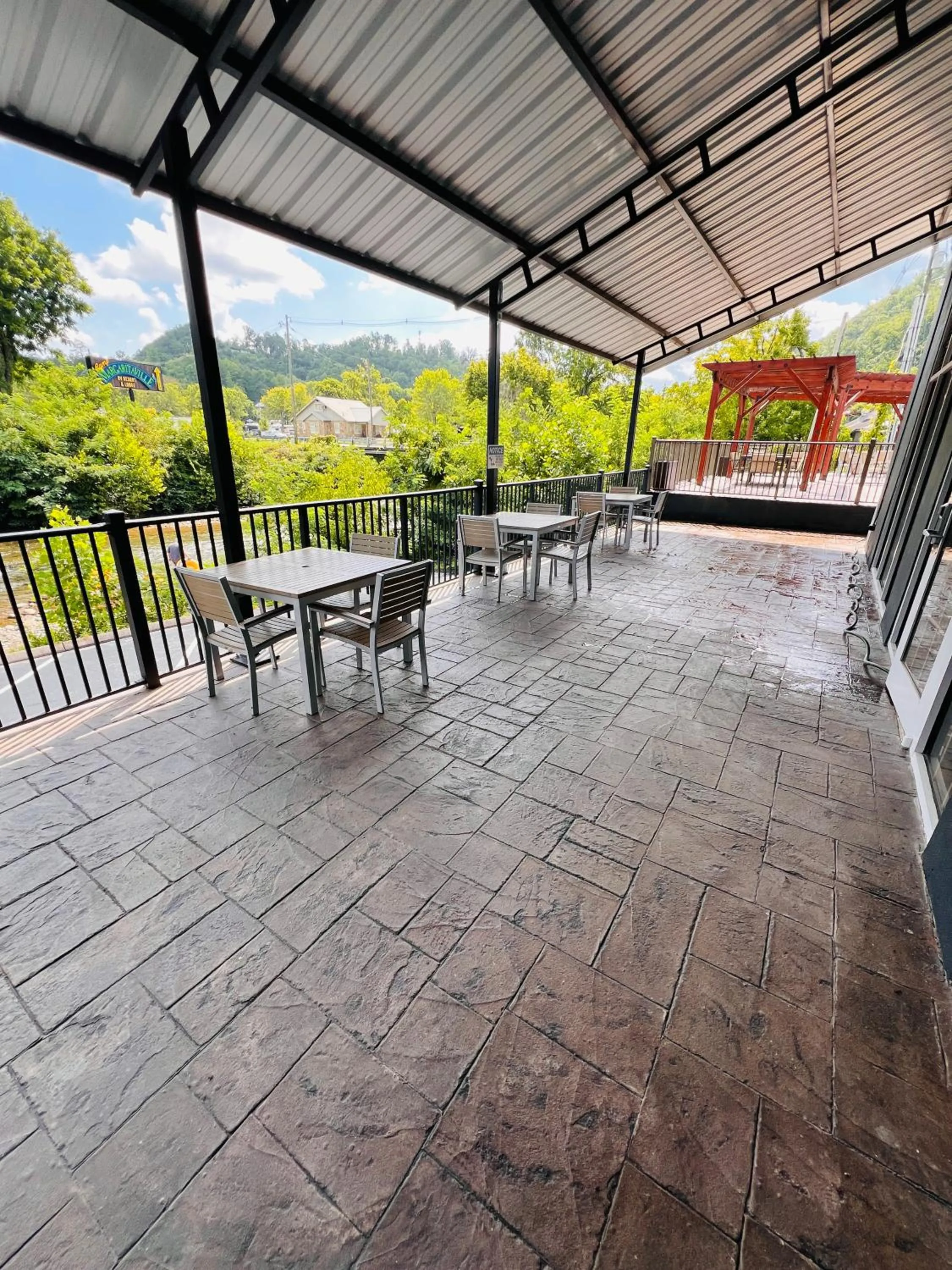 Pool view in Country Inn & Suites by Radisson, Pigeon Forge South, TN