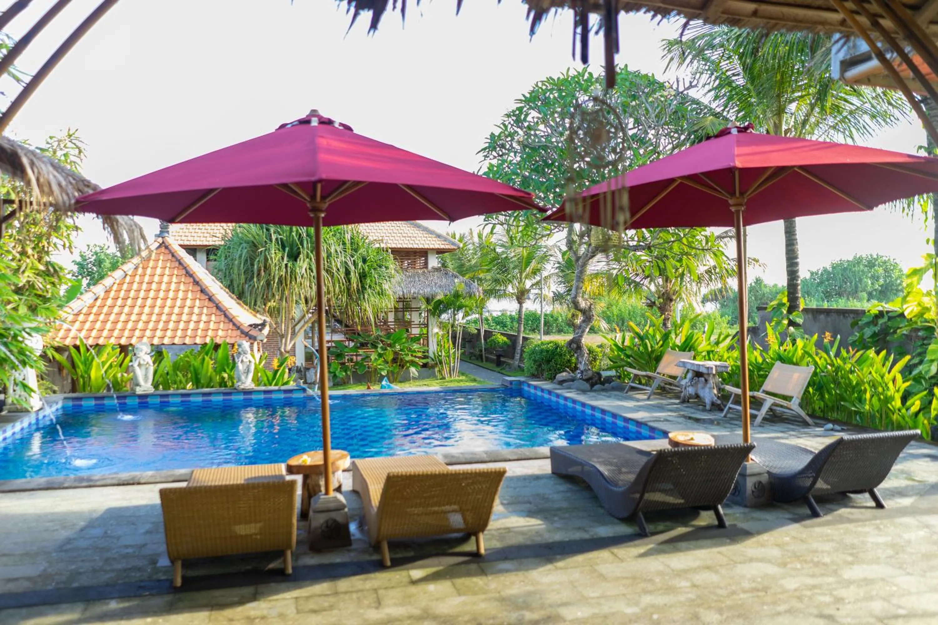 Swimming pool in West Break Bali - Medewi