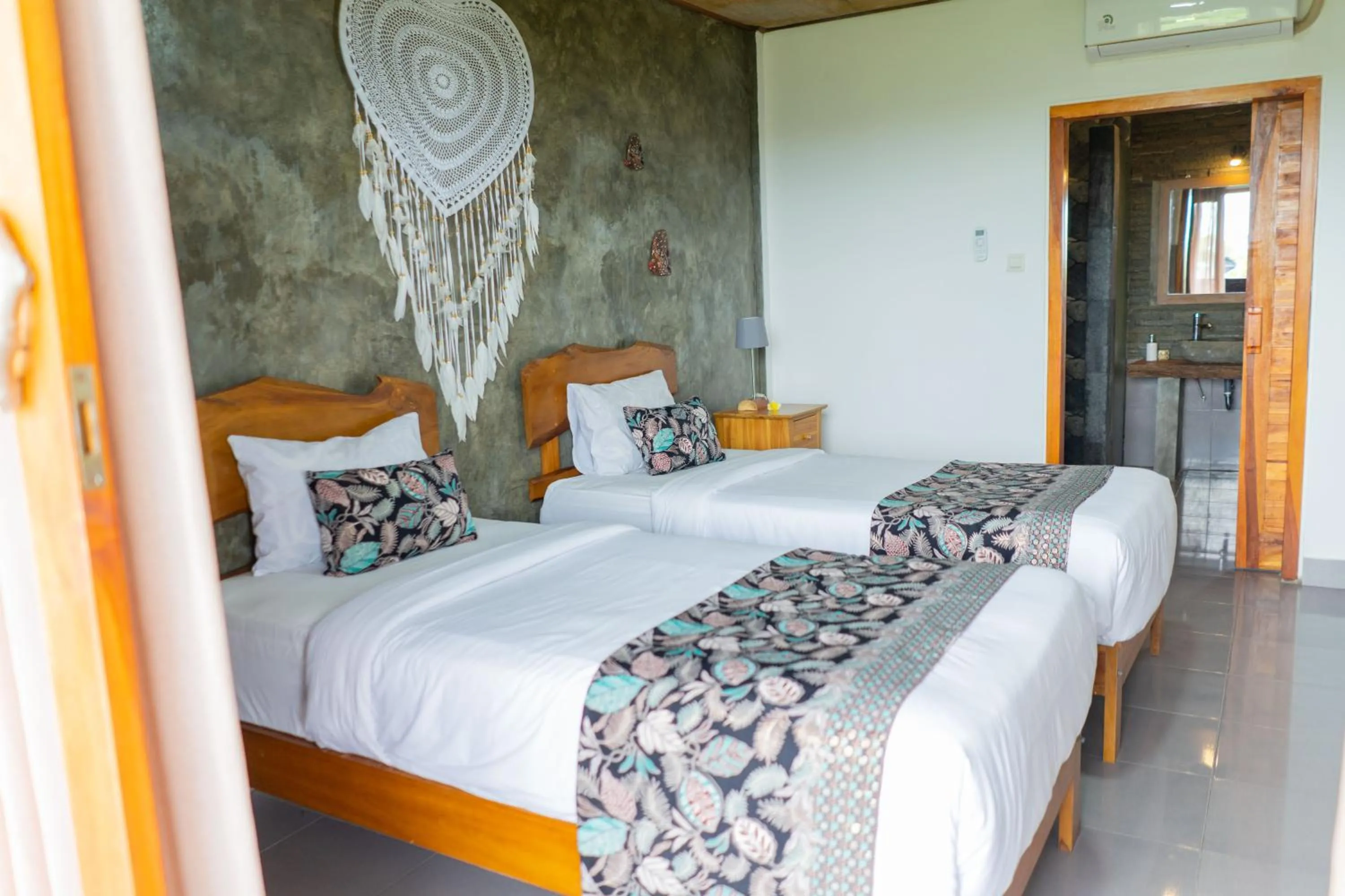 Bathroom, Bed in West Break Bali - Medewi