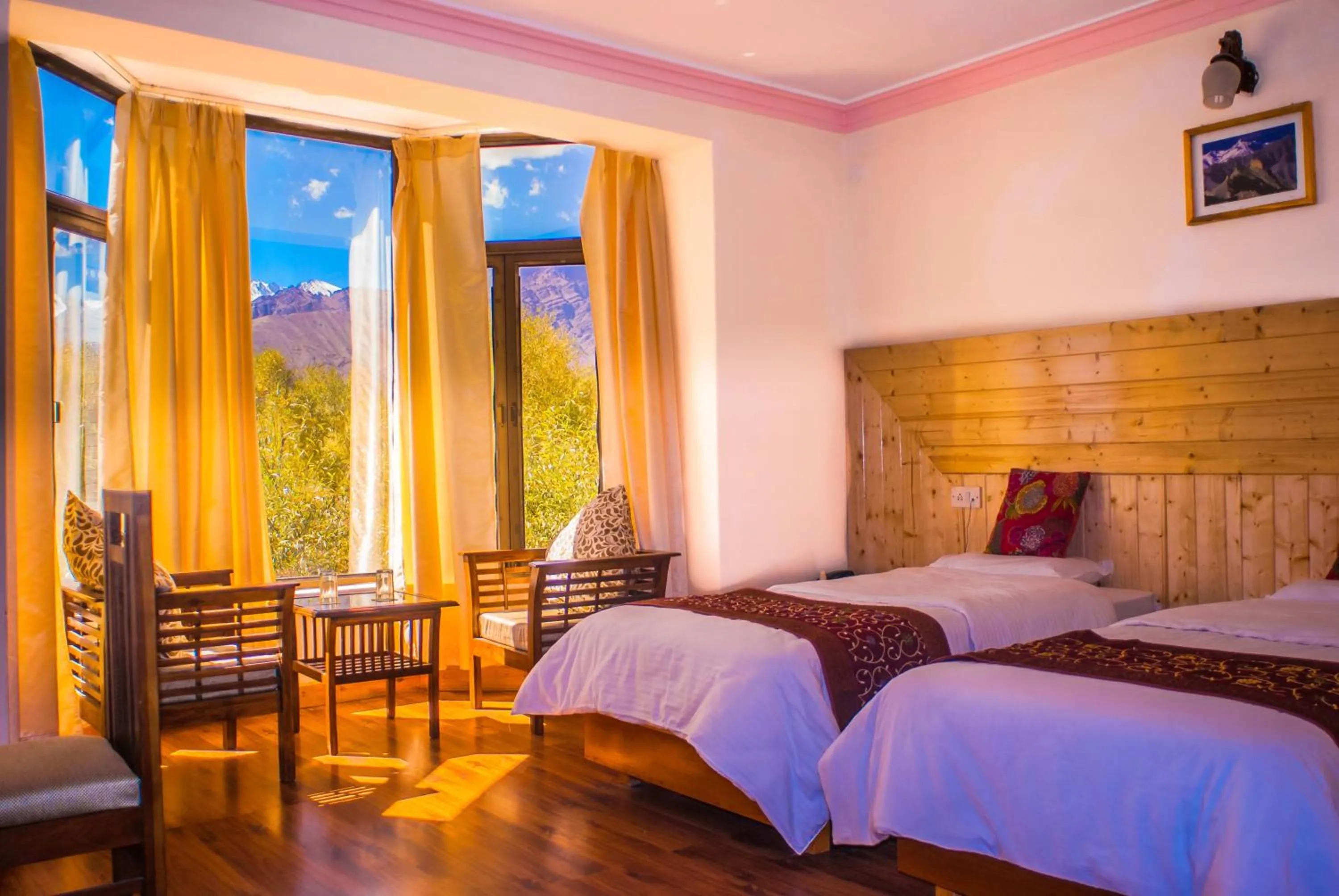 Superior Double or Twin Room with Lake View in The Nature Residency - A Riverside Resort in Leh