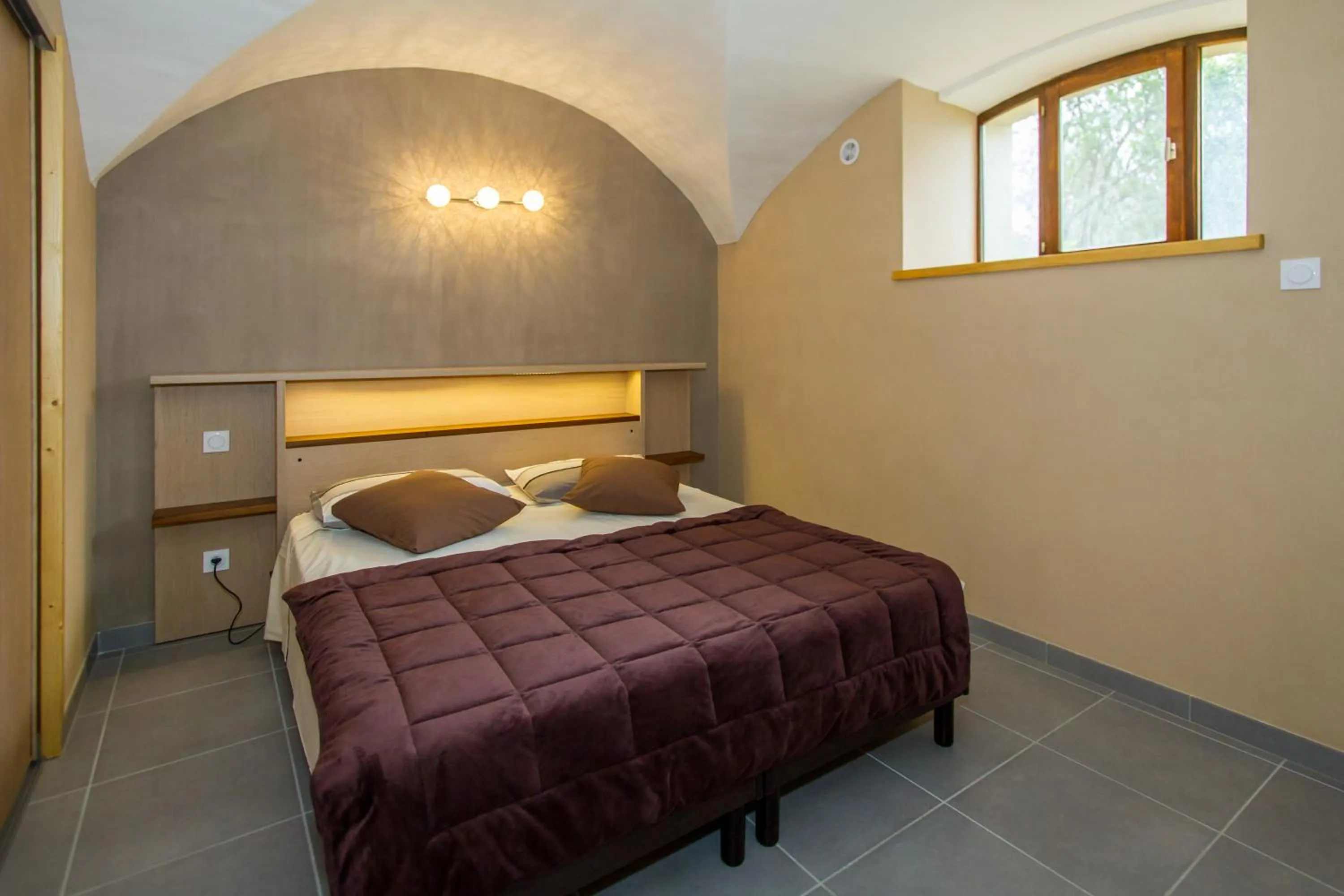 Bed in Chambres d'hotes Les Clarines